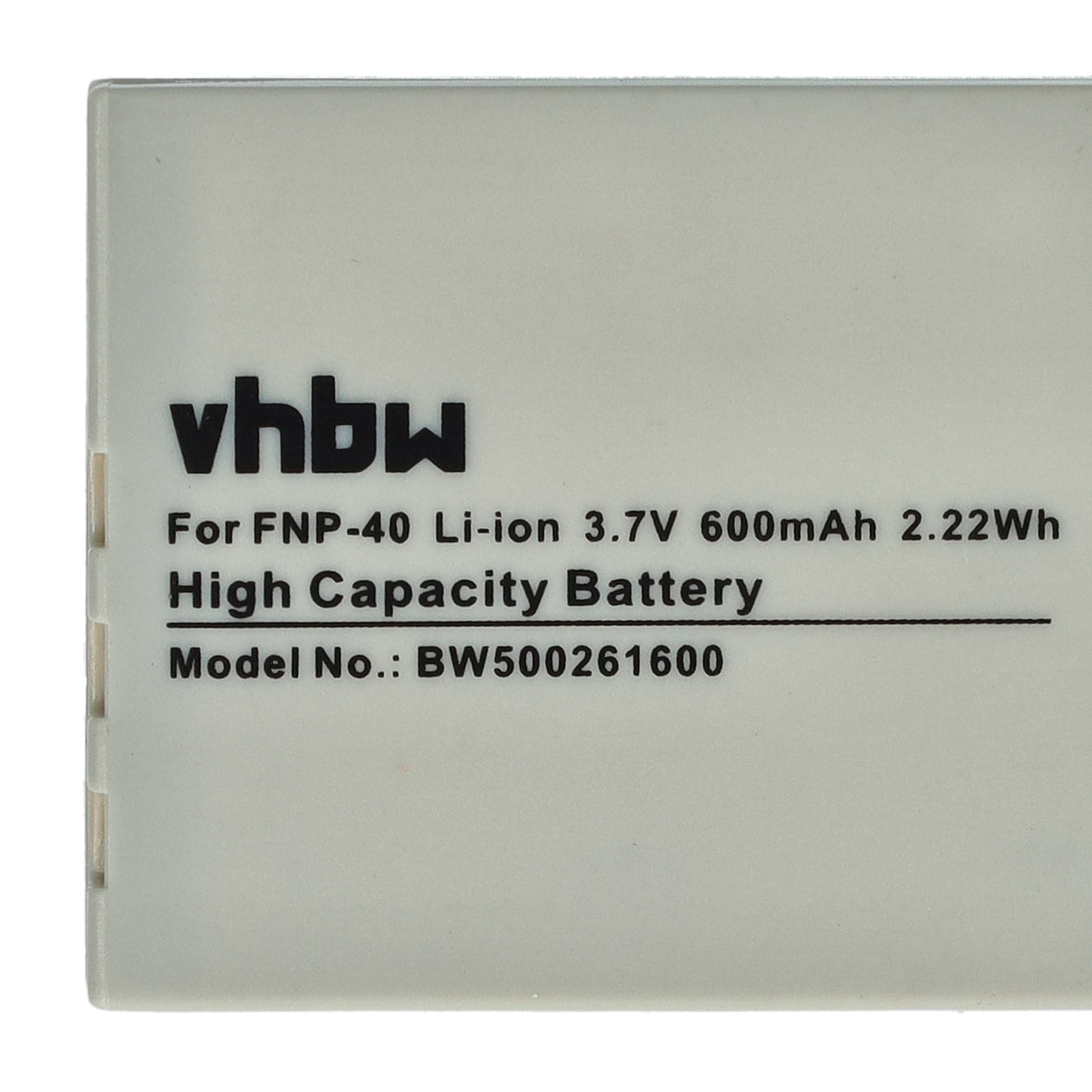 Batteria sostituisce Pentax D-Li95 per fotocamera Pentax - 500mAh 3,6V Li-Ion