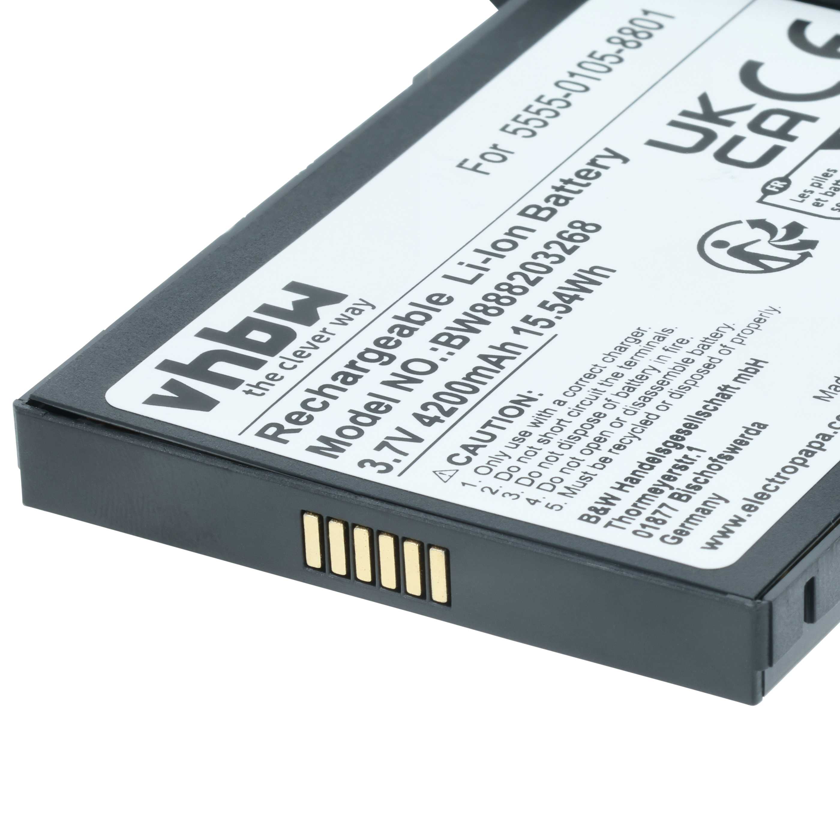 Akumulator do kolektora danych zamiennik NCR Orderman 5555-0105-8801 - 4200 mAh 3,7 V Li-Ion