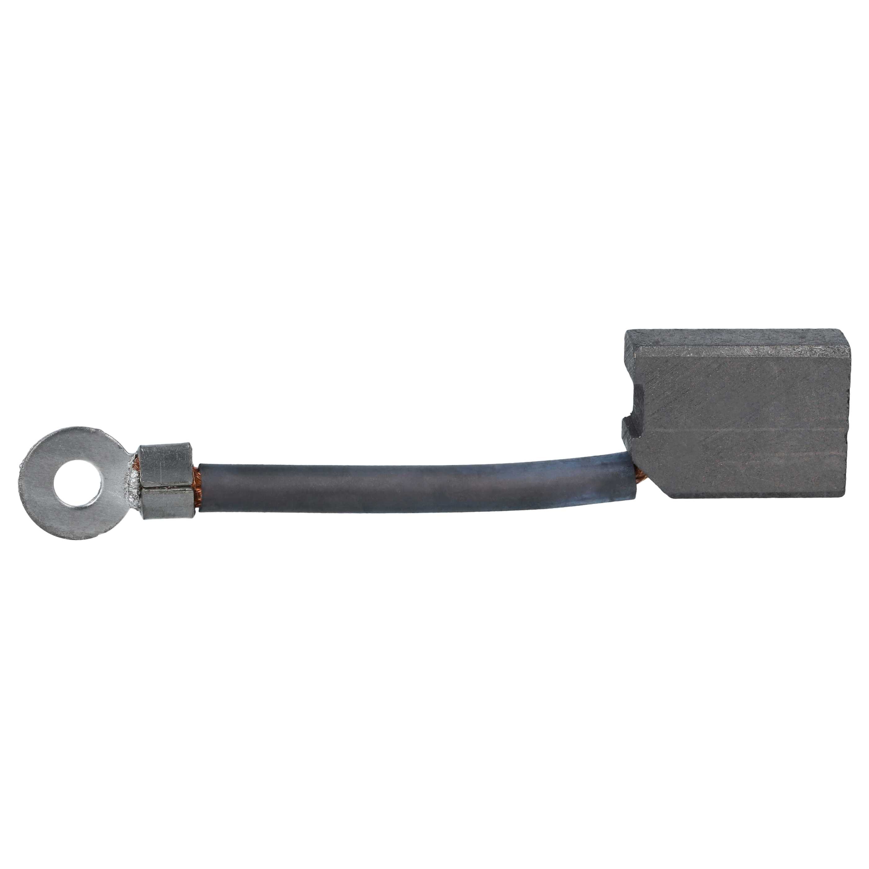 4x Carbon Brush as Replacement for Kärcher 6.610-216.0, 4039784053625 for Vacuum Cleaner - 7 x 14 x 19 mm