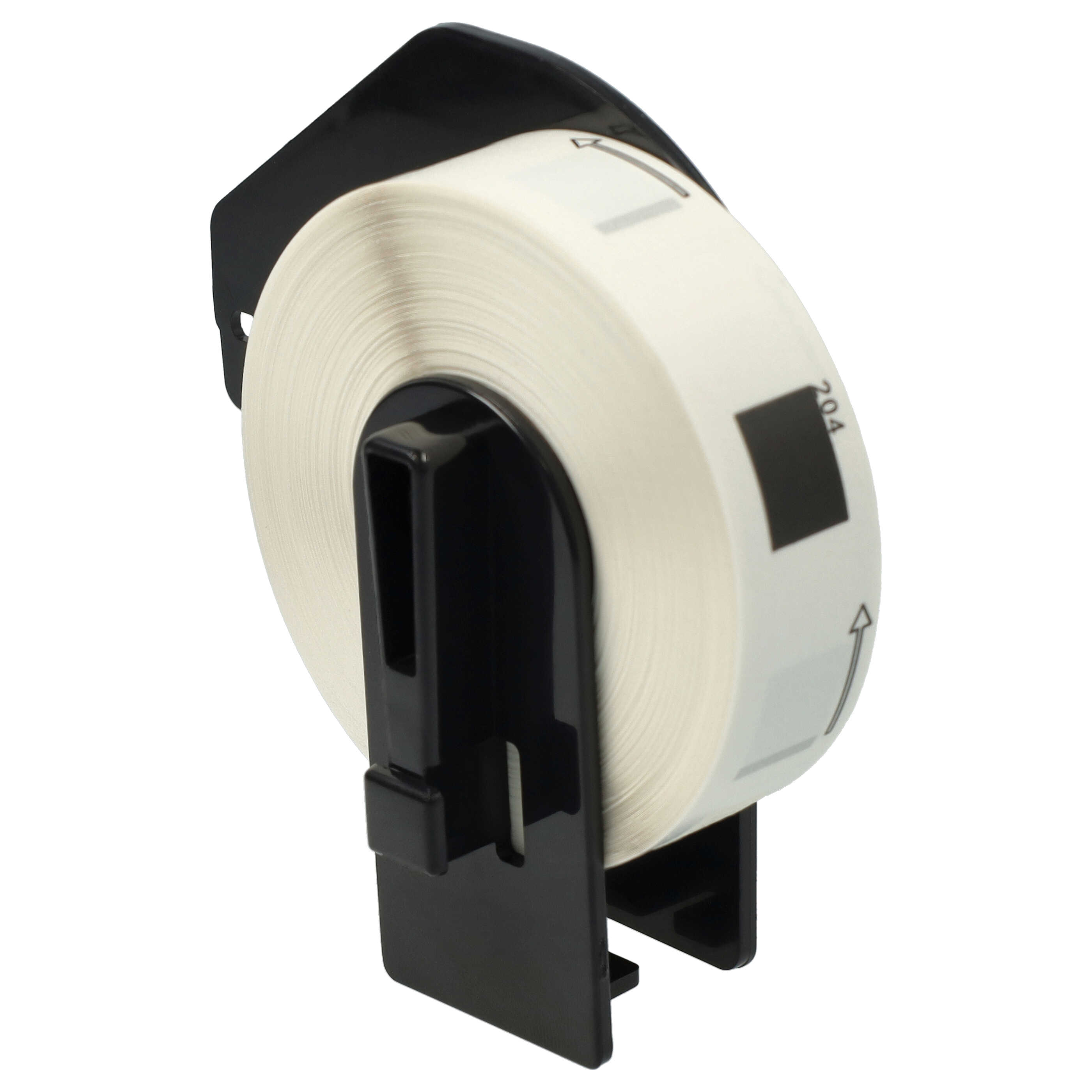 3x Label Roll replaces Brother DK-11204 Labeller - 17 mm x 54 mm + Holder