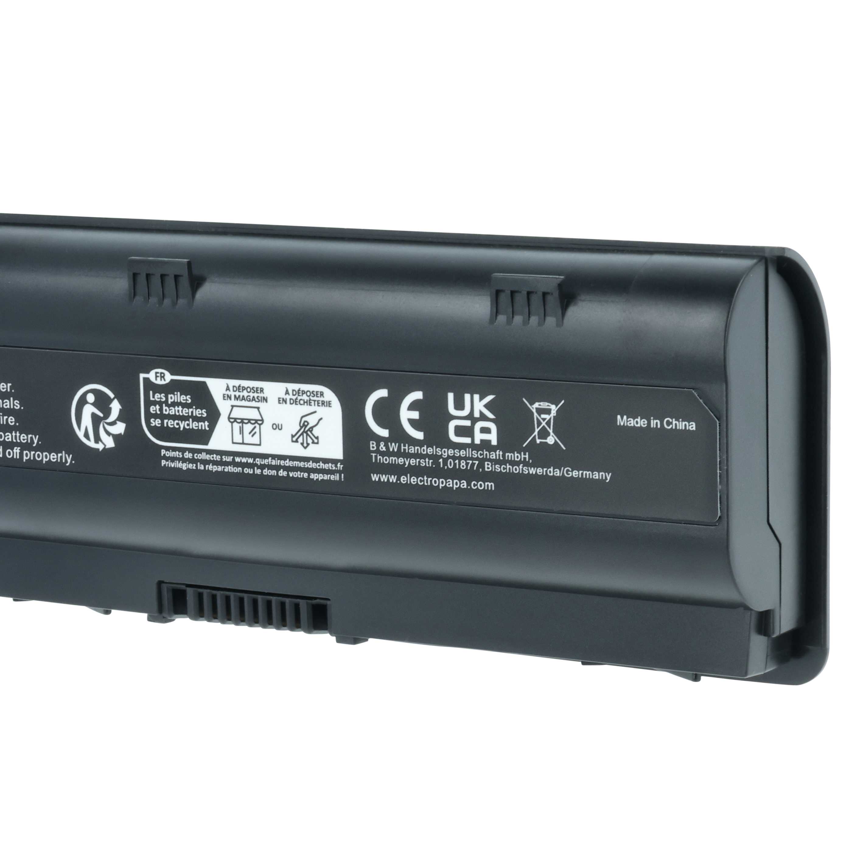 Batteria sostituisce HP 586006-321, 586006-361, 586028-341 per notebook - 4400mAh 10,8V Li-Ion nero
