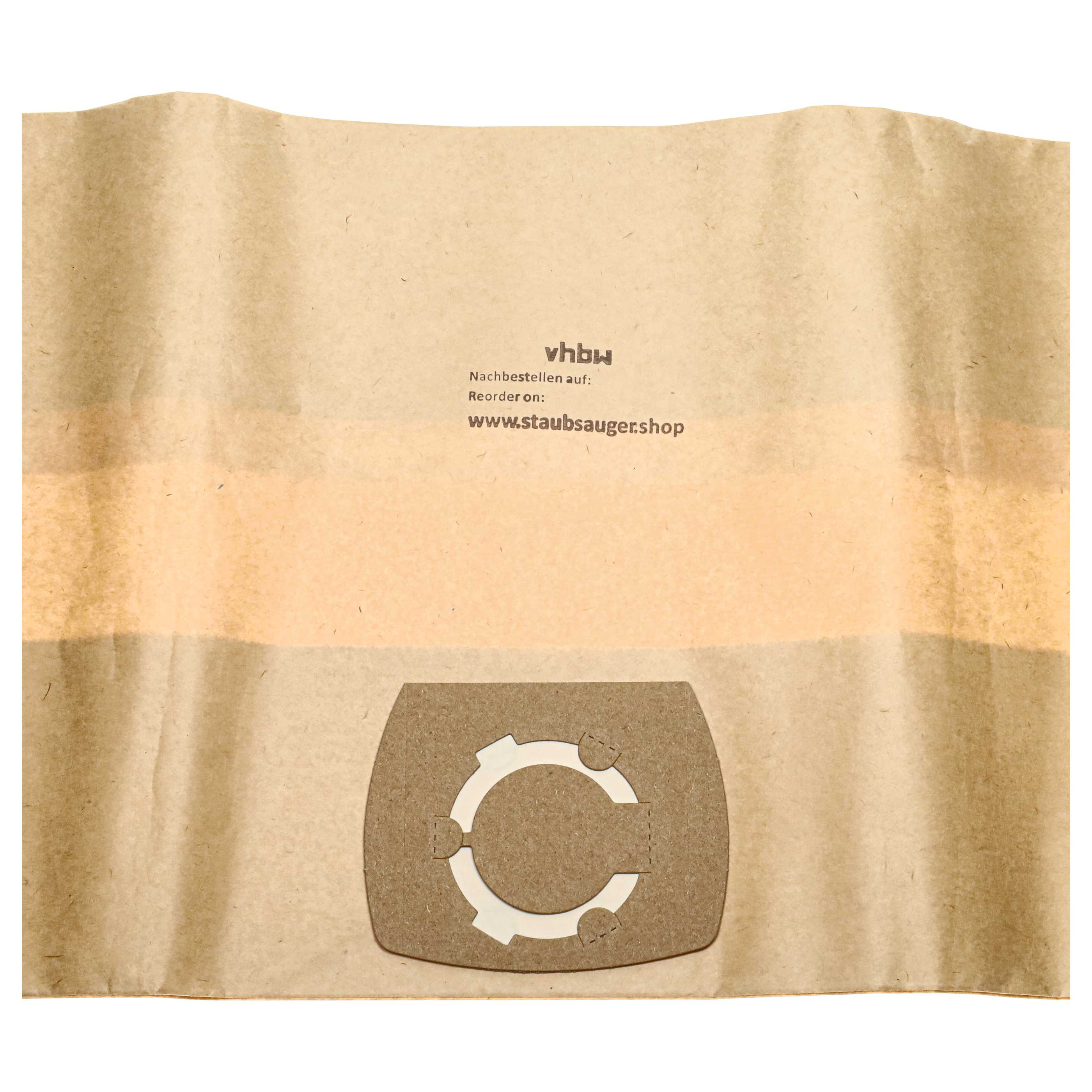 10x bolsa aspiradora reemplaza Swirl VAC 130, K 222 (30 l), R 24, Uni 30 para Thomas - papel