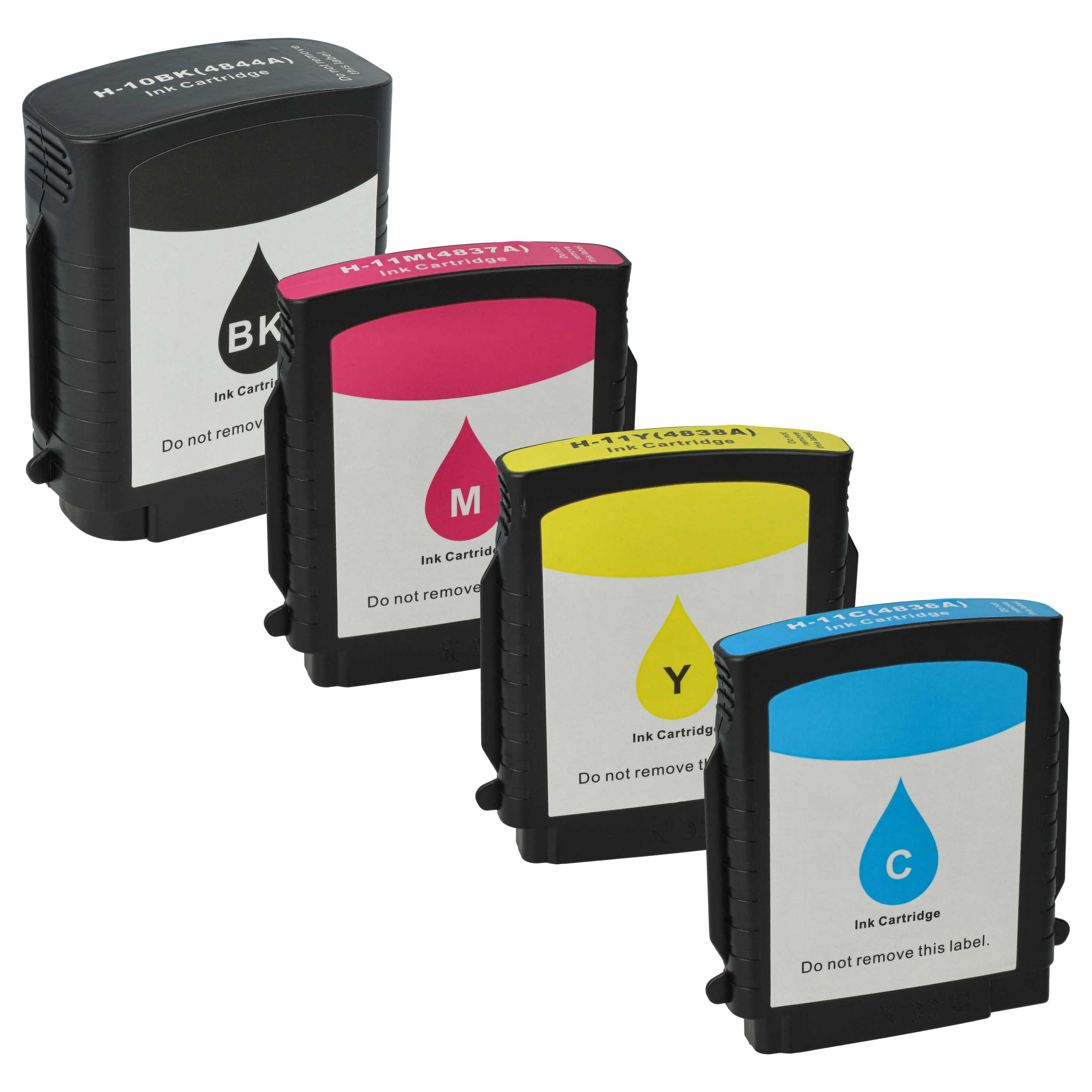 4x Ink Cartridges suitable for 500 HP DesignJet 500 Printer - B/C/M/Y