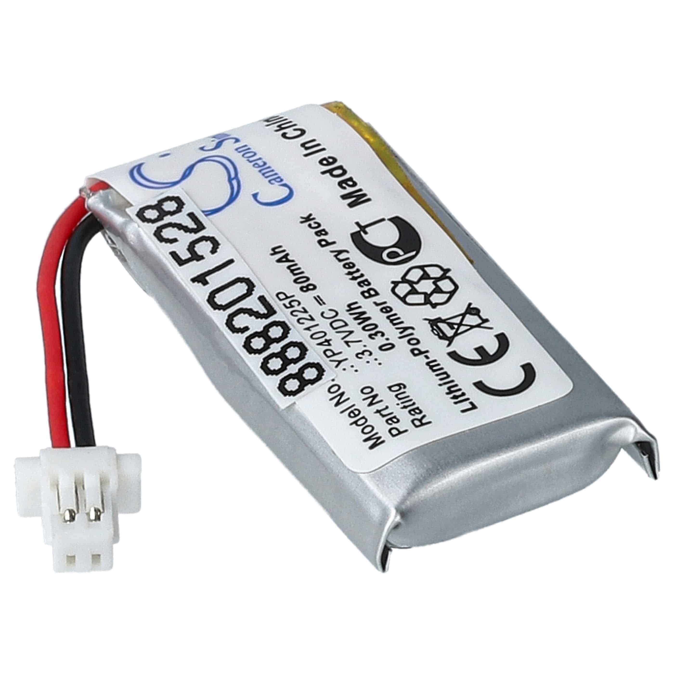 2x Akumulator do słuchawek bezprzewodowych zamiennik Sena YP401225P - 80 mAh 3,7 V LiPo