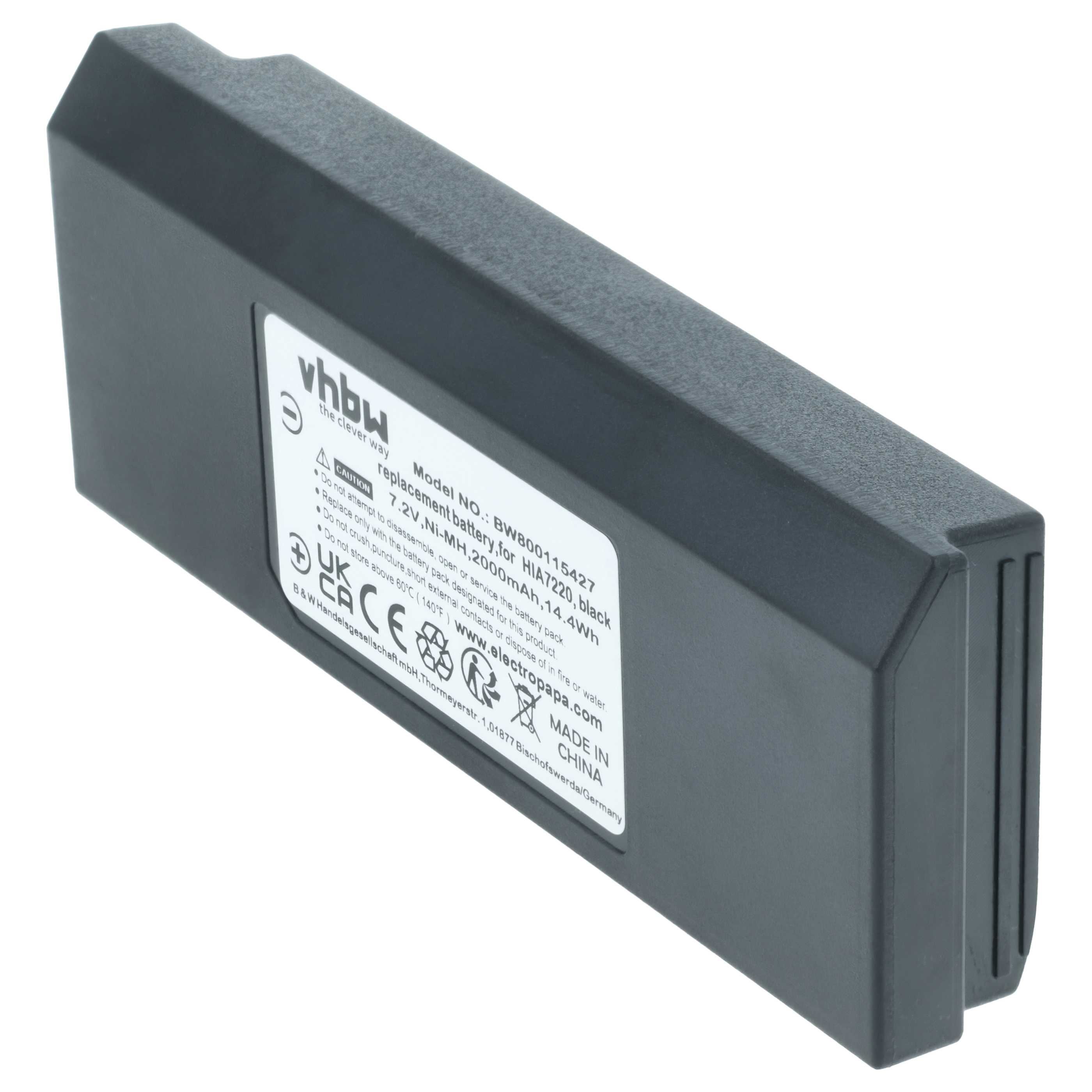 Batería (5 ud) para Hiab Olsberg, XS Drive sistema control - 2000mAh 7,2V NiMH