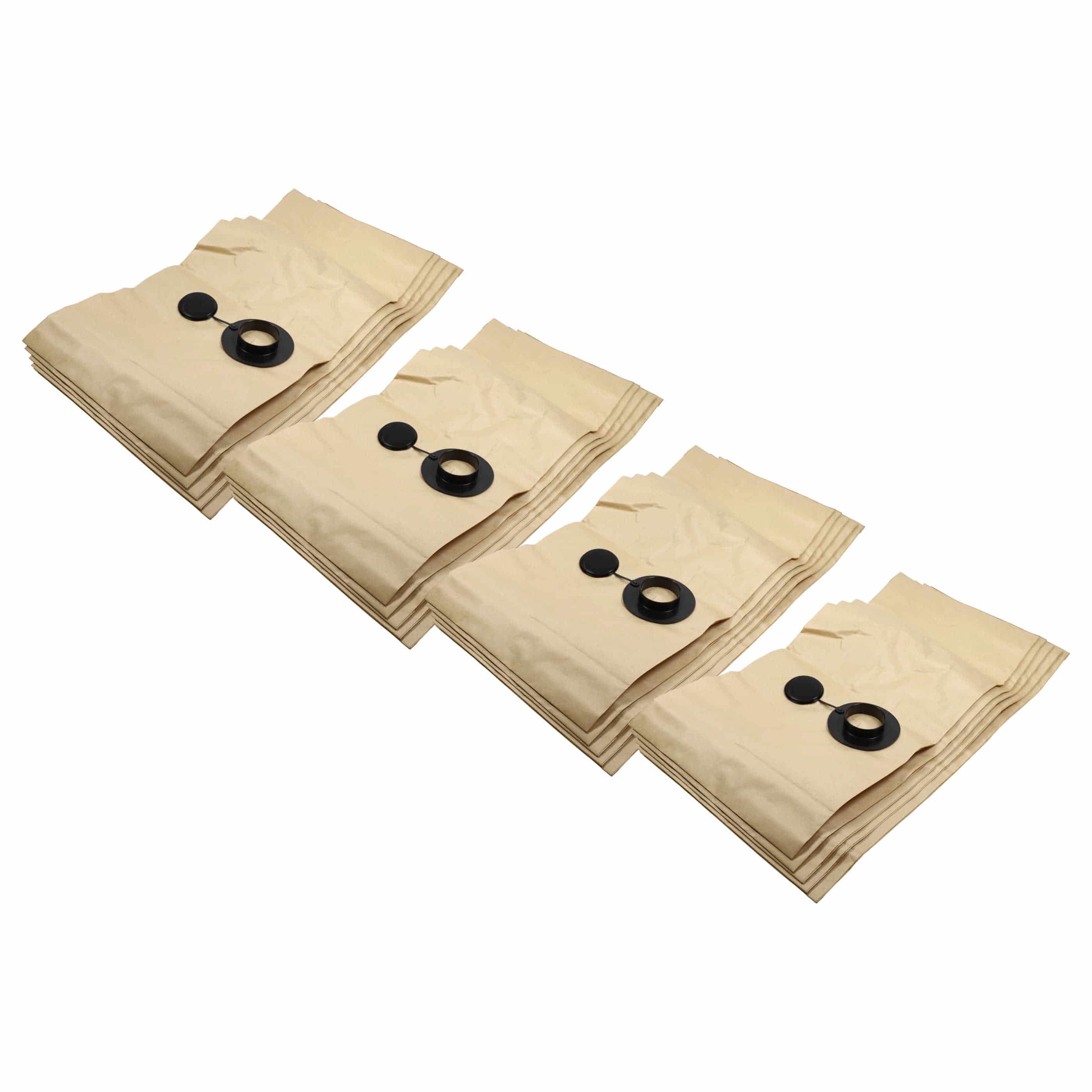20x Sac filtrant remplace Festool 483143, FIS-SR 5/6 pour appareil d'aspiration Renfert - papier