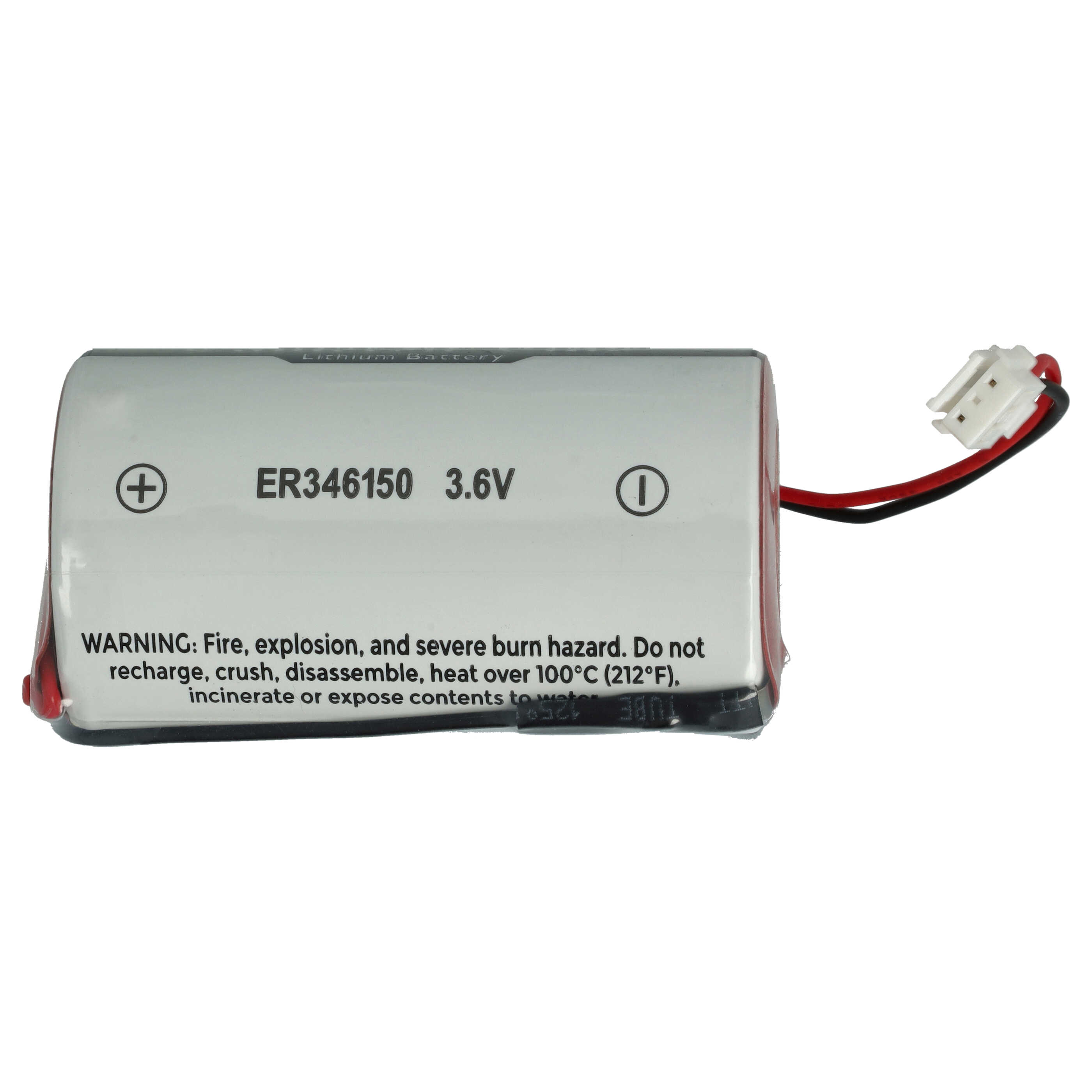 Alarmanlage-Batterie als Ersatz für DSC ER34615M-T1, ER346150, WT4911BATT für DSC - 14500mAh 3,6V Li-MnO2