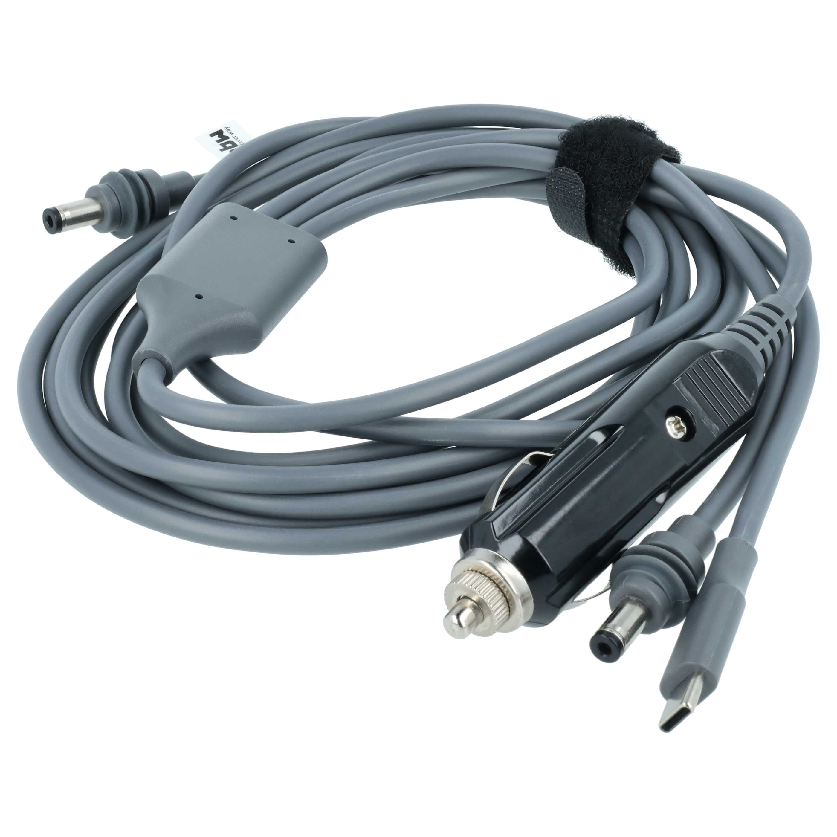 3 in 1 Stromkabel für Wlan Router wie Starlink Mini, DC auf USB Typ C, DC, KFZ-Stecker, 100 W, 20 V, 5A, Länge: 3m