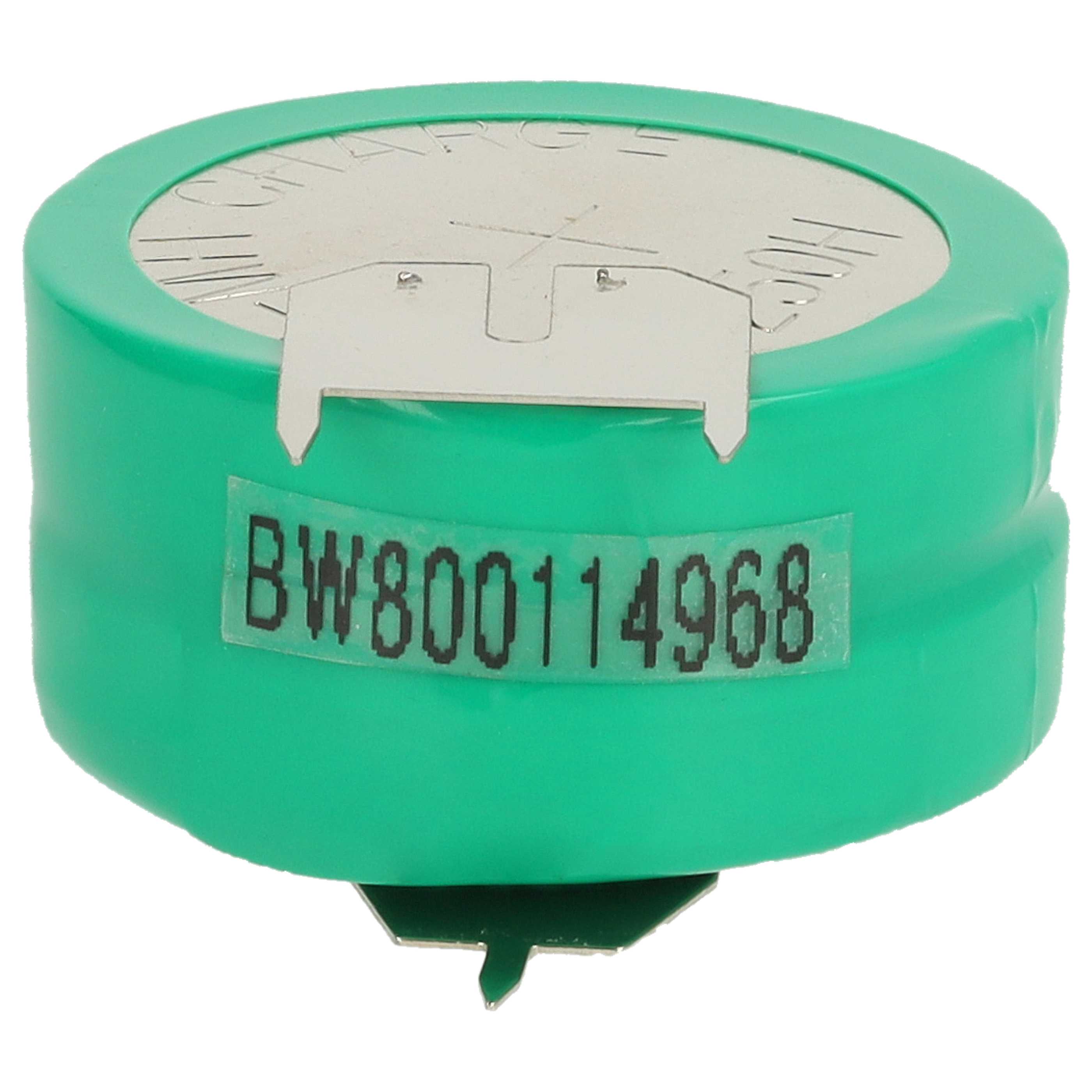 Button Cell Battery Type 2/V250H 3 Pins for Model Building Solar Lamps etc. - 250 mAh 2.4 V NiMH