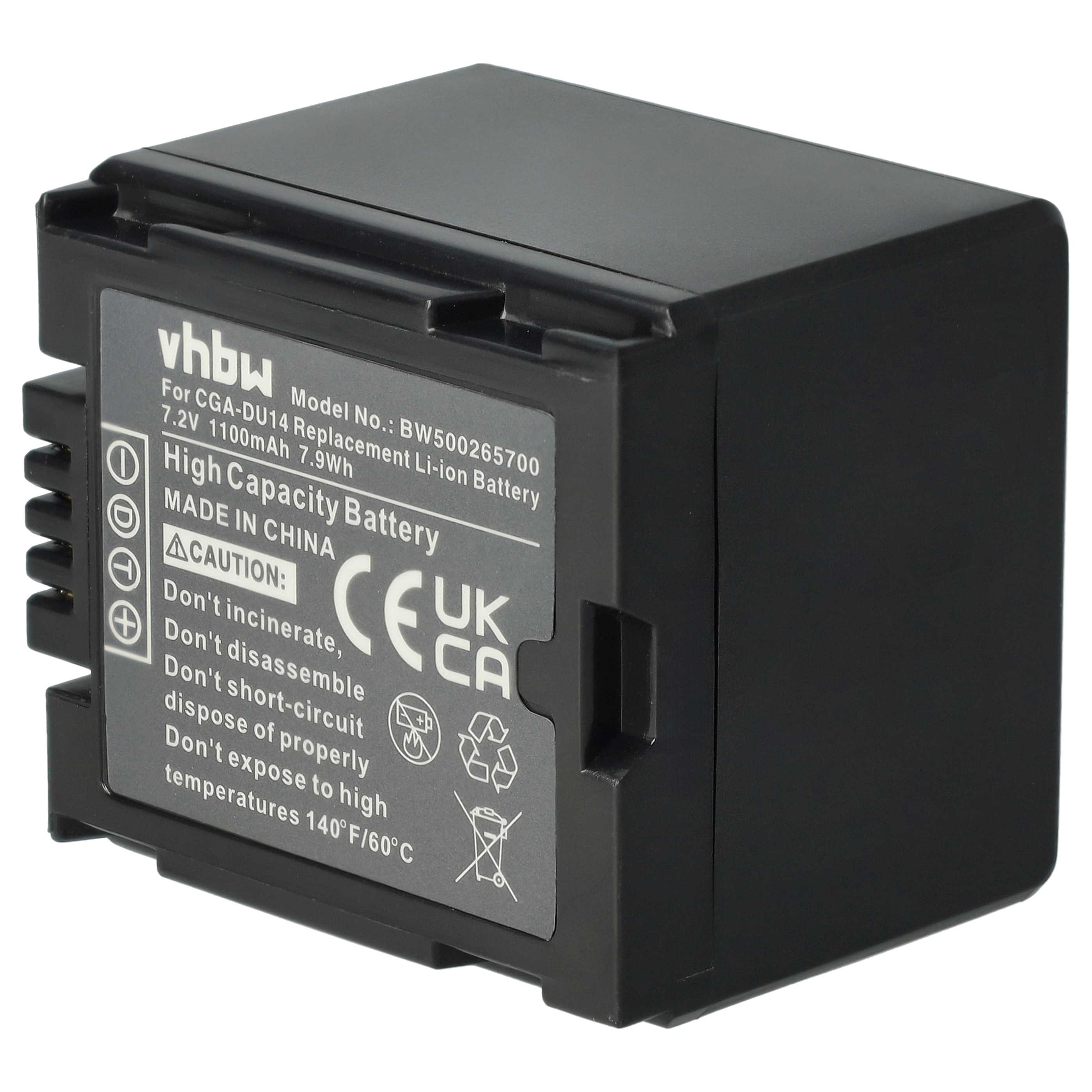 Akumulator do aparatu cyfrowego zamiennik Hitachi DZ-BP14s, DZ-BP07s, DZ-BP21s - 1100 mAh 7,2 V Li-Ion