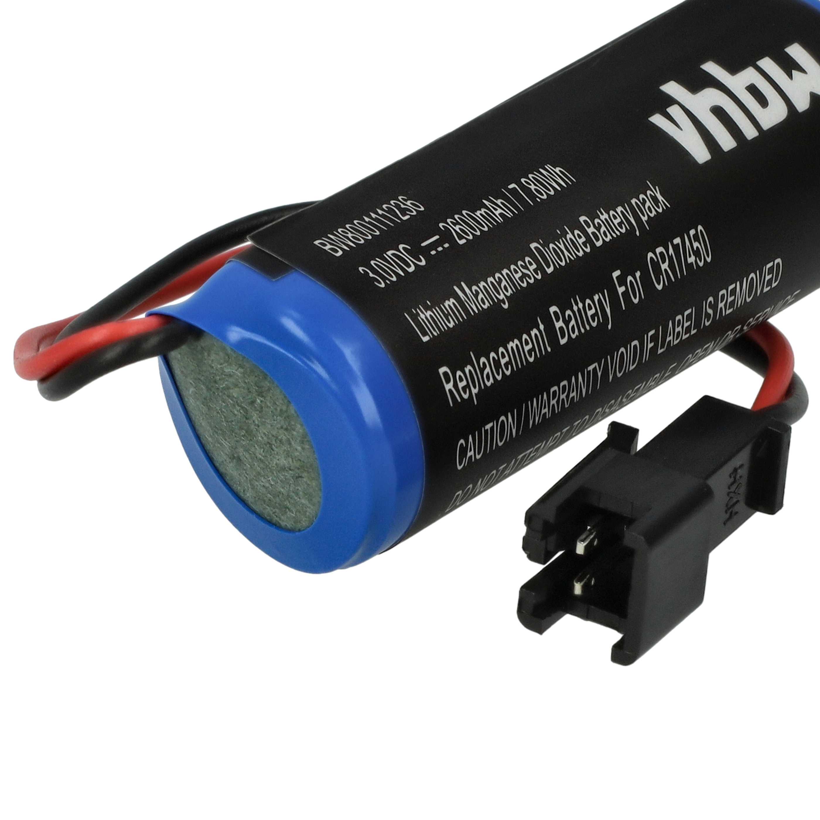 5x Akumulator do PLC programowalnego sterownika zamiennik CR17450E-R, CR17450ER, CR17450 - 2600 mAh 3 V Li-Ion