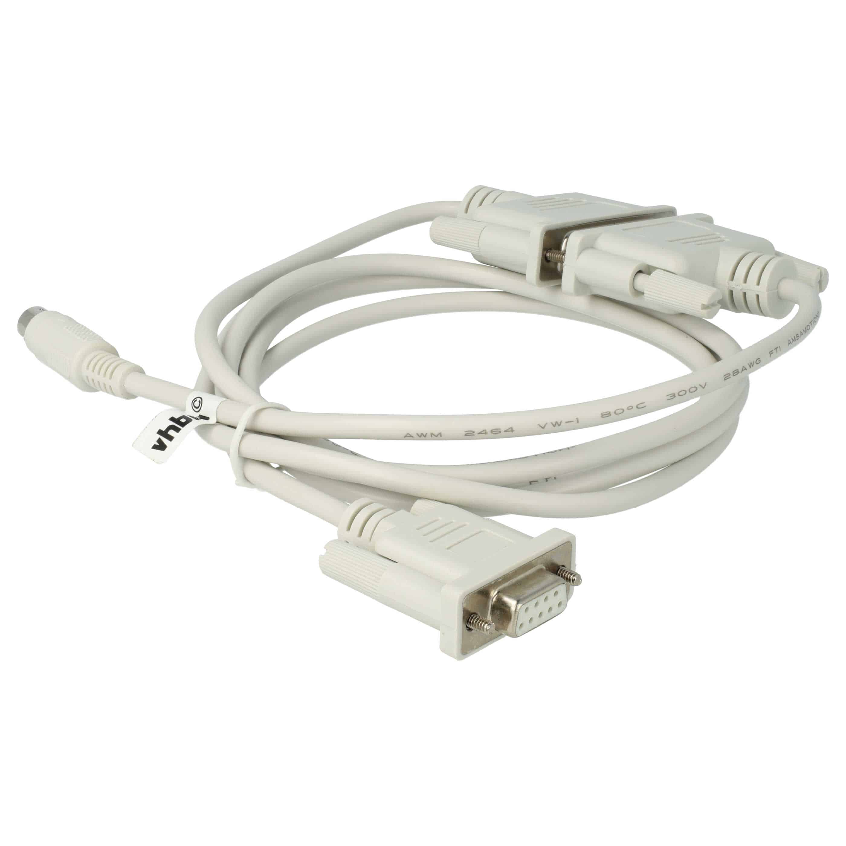 Programming Lead RS-232 suitable for Mitsubishi MELSEC FX PC & Peripherals - Adapter 200cm, Grey