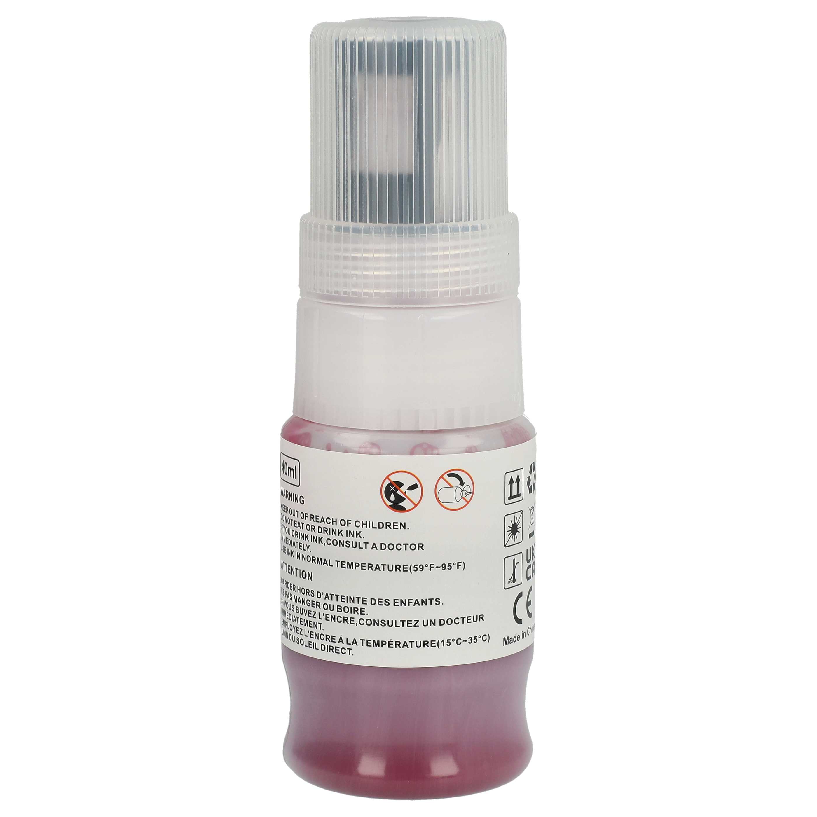 Nachfülltinte Magenta als Ersatz für Canon GI-55M, 6290C001 für Canon Drucker - Pigmentiert, 40ml