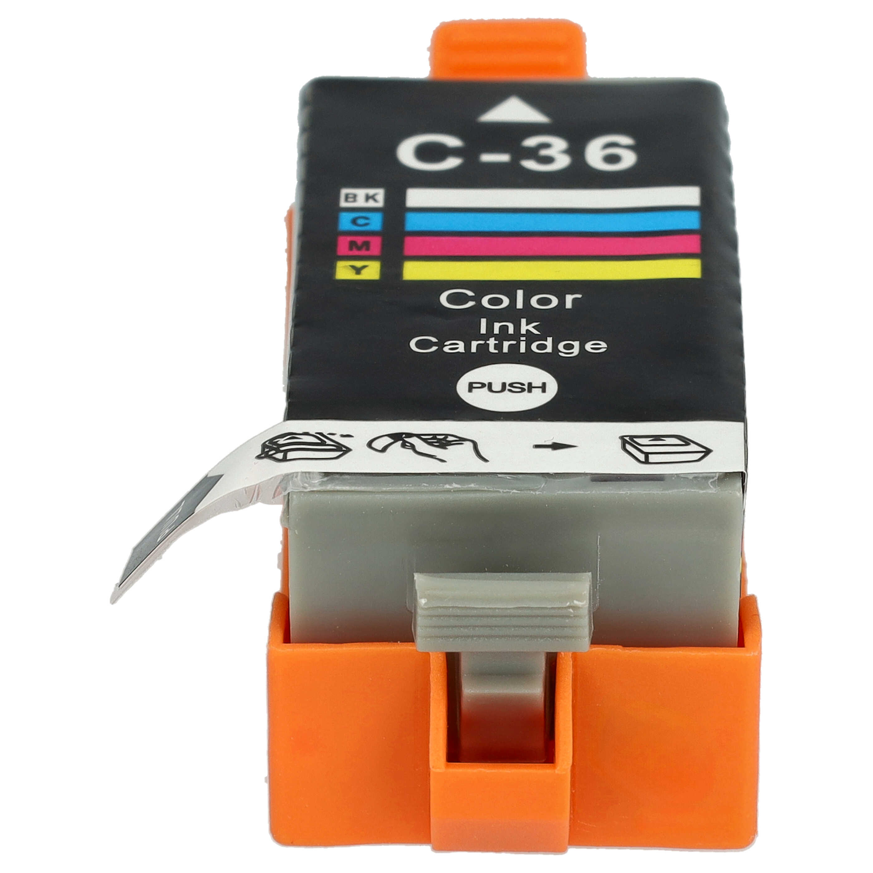 Ink Cartridge as Exchange for Canon CLI-36, CLI-36C for Canon Printer - B/C/M/Y 13 ml