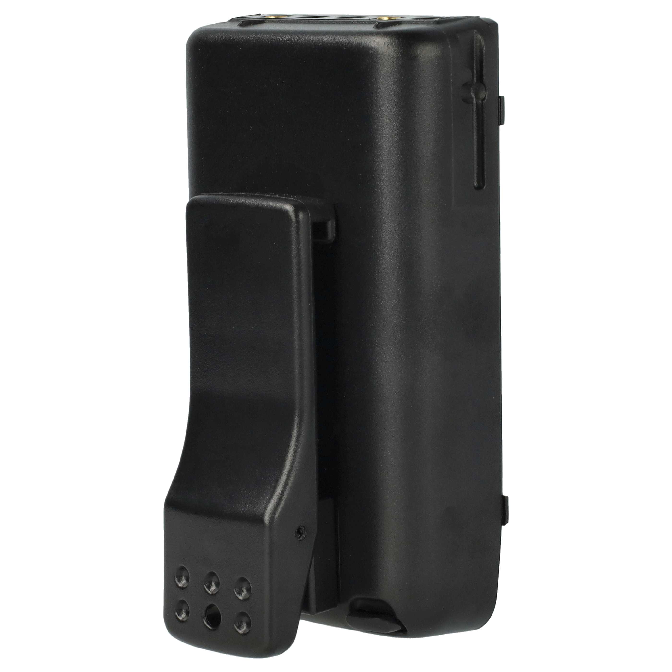 Radio 2x Battery replaces FNB-V47IS, FNB-V49, FNB-47H, FNB-47, FNB-V47 - 2000 mAh 7.2 V NiMH + Belt Clip