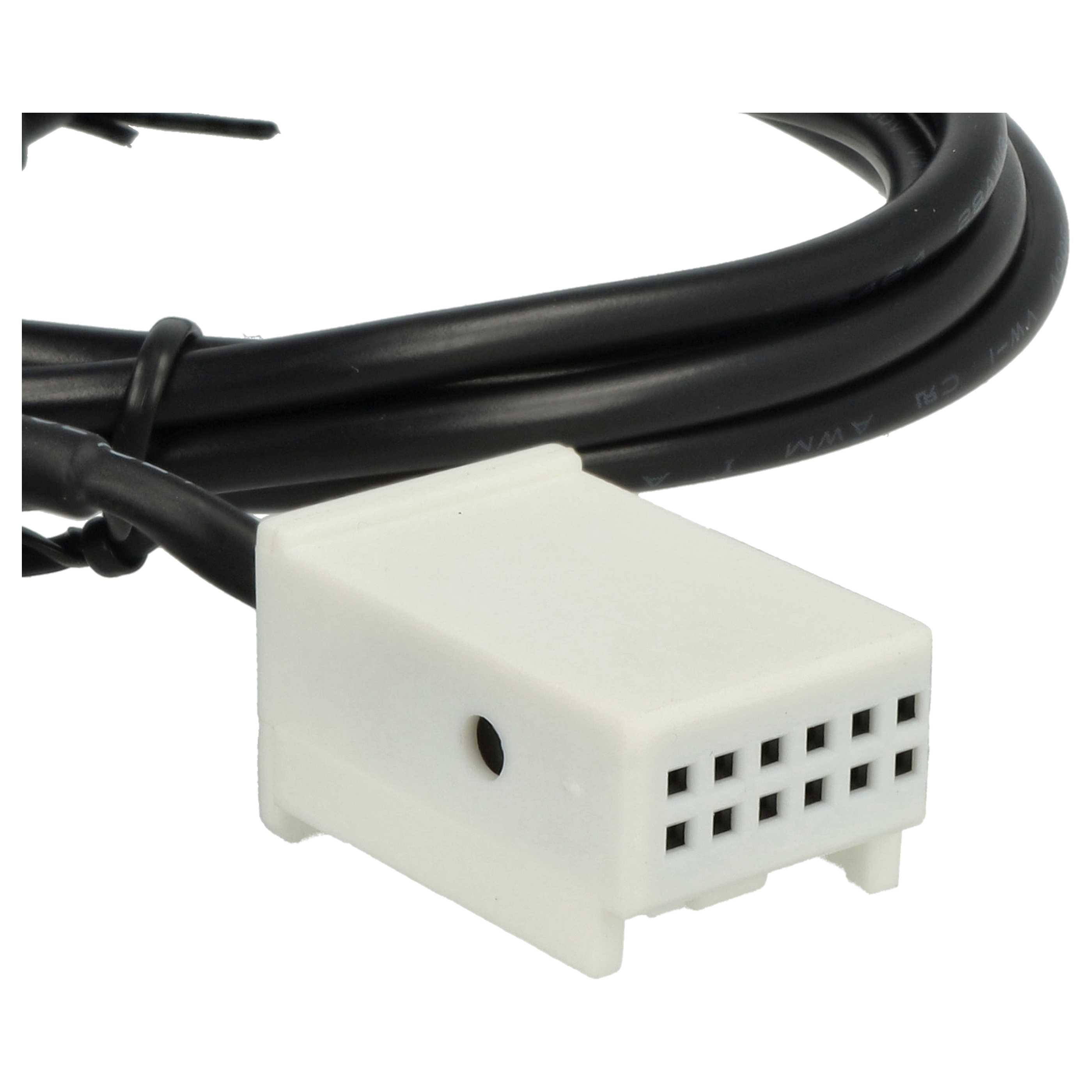 AUX Audio Adapter Cable for VW, Audi Seat Skoda VW RNS310 Car Radio etc. - 120cm