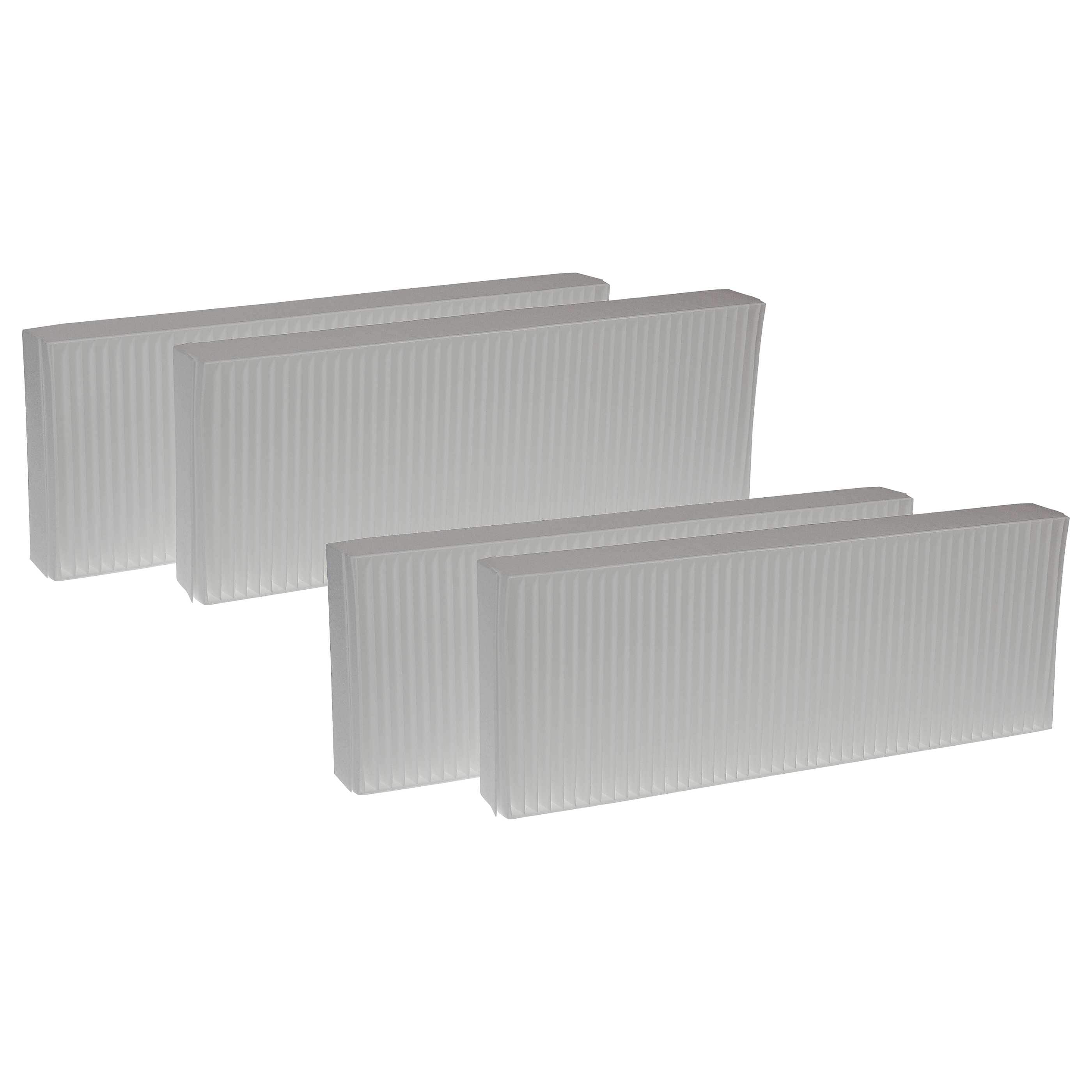 4-tlgs. Filterset als Ersatz für Zehnder 527003440 für Zehnder Lüfter - 48 x 18 x 10 cm
