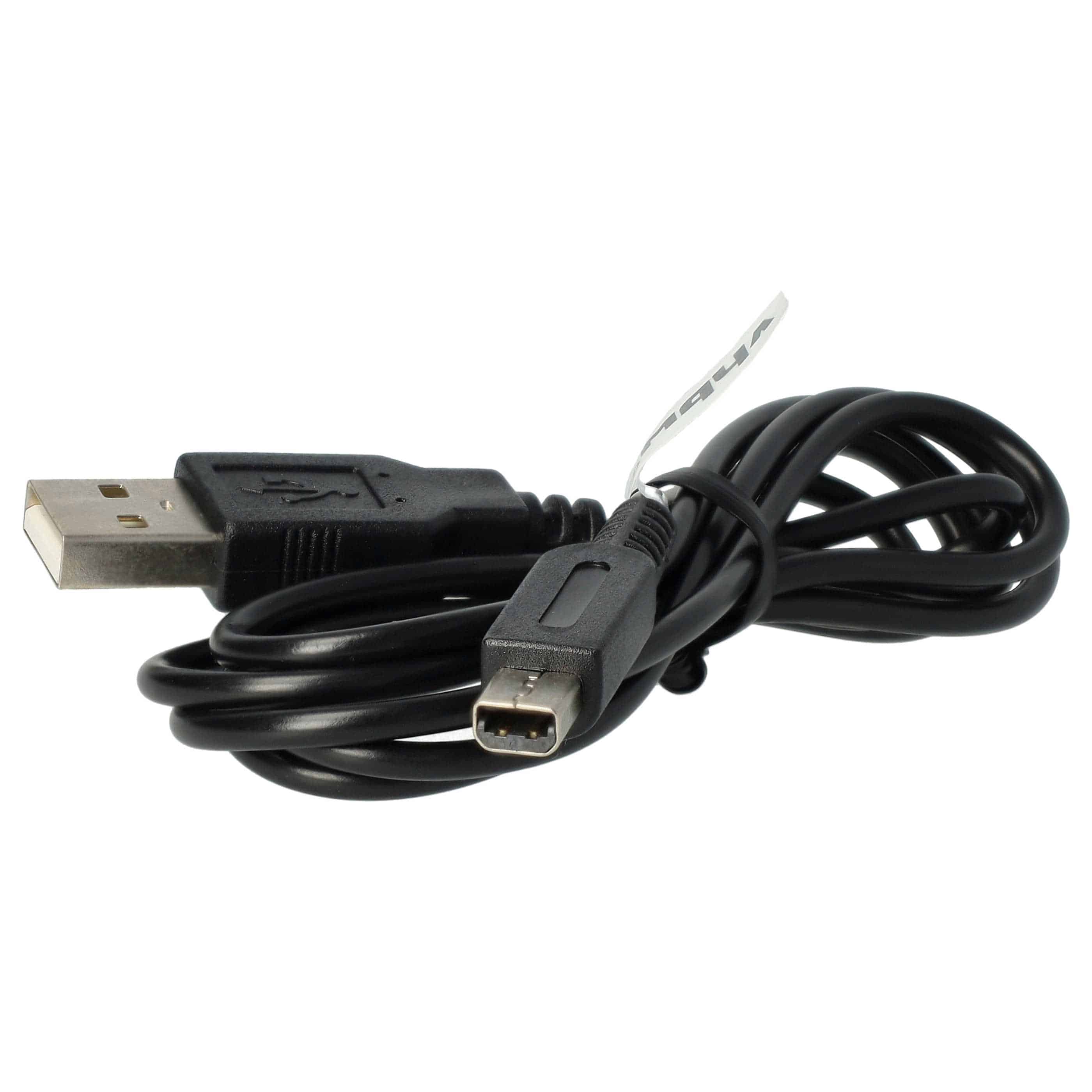 vhbw USB Cable Games Console - Connection Cable 1.2m Long