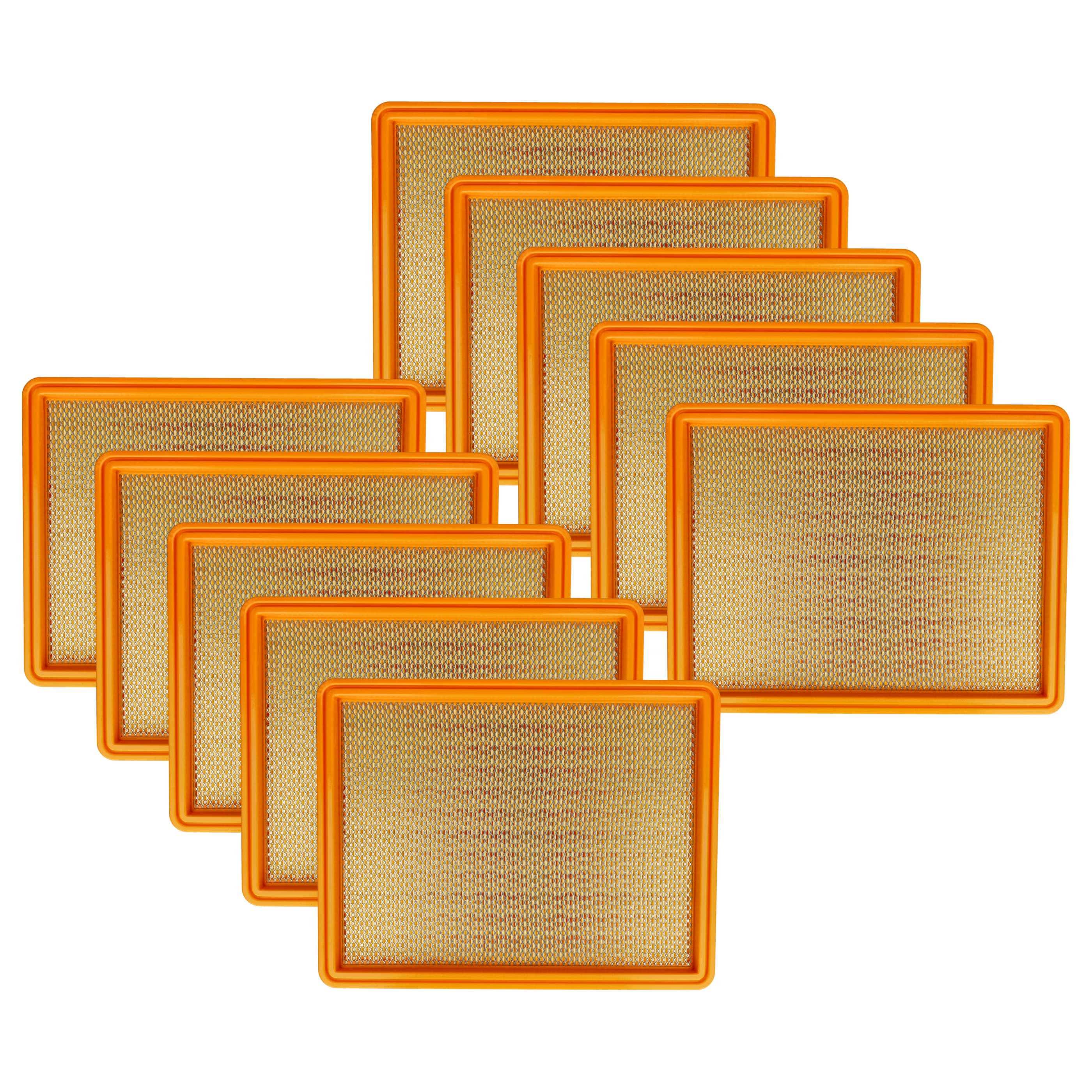 10x Filtro reemplaza Kärcher 5.731-020.0 para aspiradora Würth