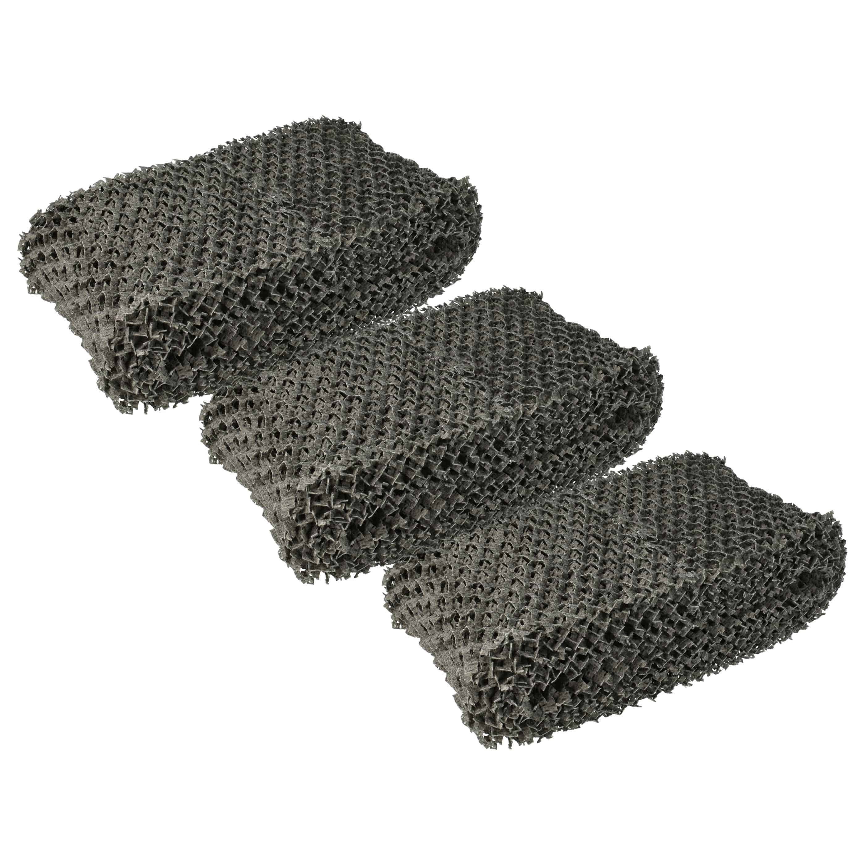 3x Filter replaces Philips HU4102/01, FY2401/10 Humidifier - natural fibres in honeycomb structure
