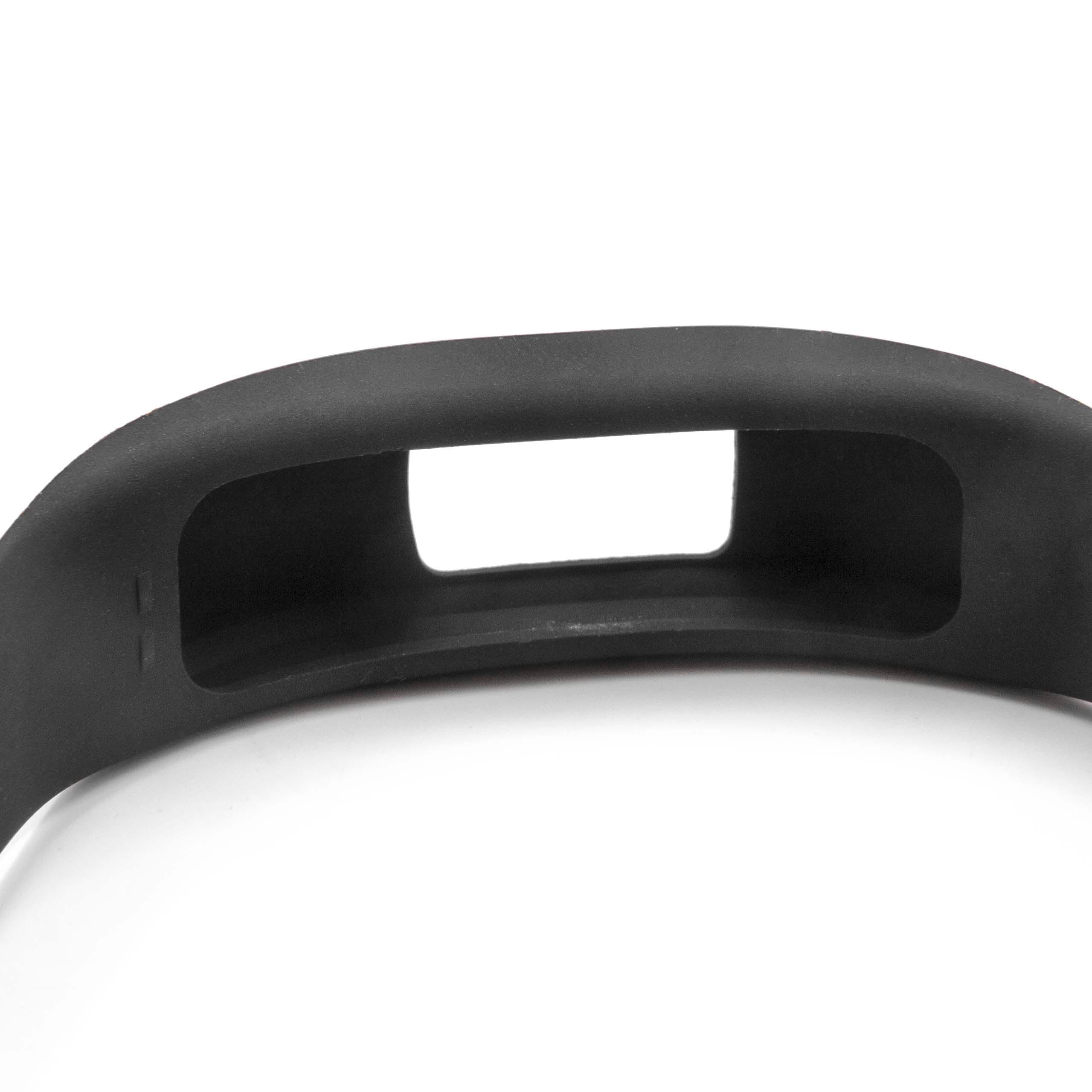 Bracelet pour montre intelligente Garmin Vivofit - 23 cm de long, 18mm de large, silicone, noir