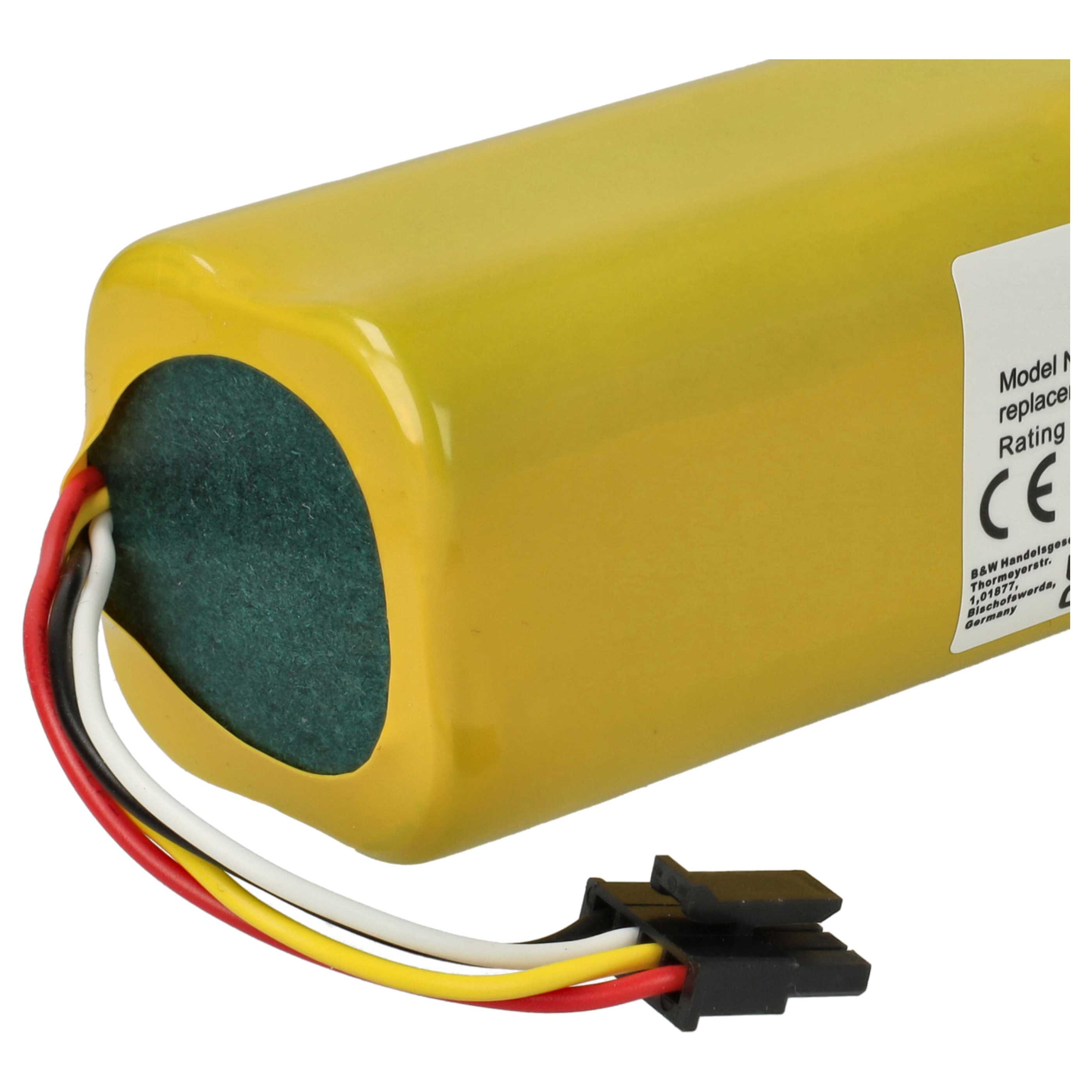 Battery replaces Xiaomi STYTJ01ZHM, BRR-2P4S-5200S, P2008-4S2P-MMBK for Dreame etc. 5200mAh, 14.4V, Li-Ion
