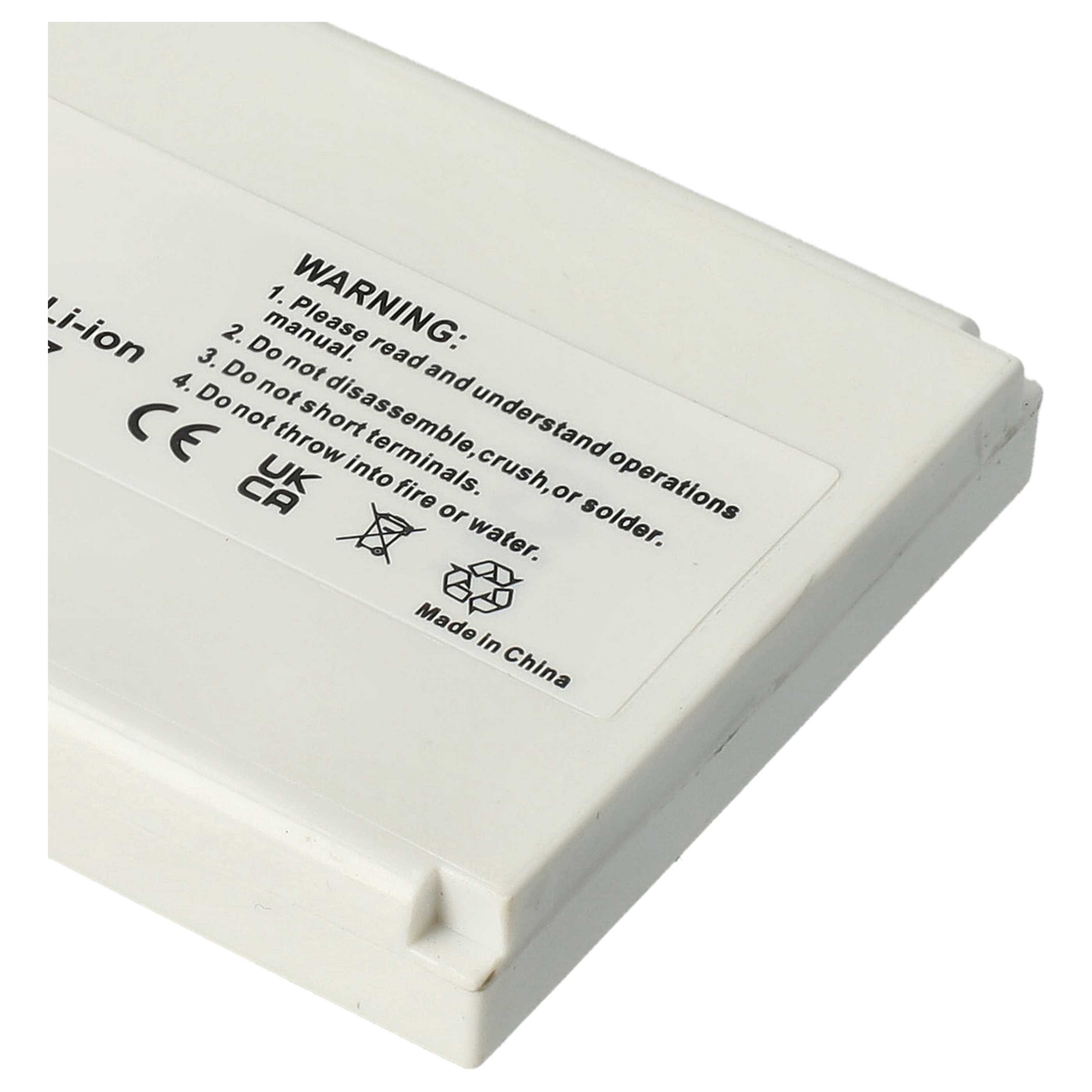 Batteria sostituisce CipherLab BA-80S1A2, KB1B371200005 per cellulare - 1200mAh 3,7V Li-Ion 