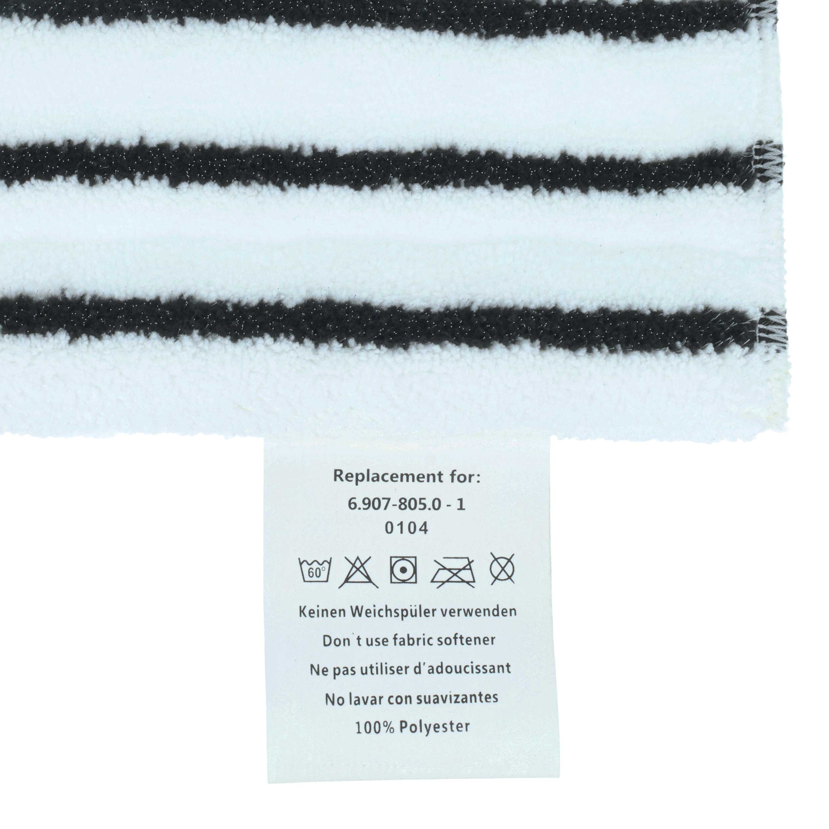 2x Mop Pad replaces Kärcher 2.863-342.0 for Kärcher Steam Cleaner