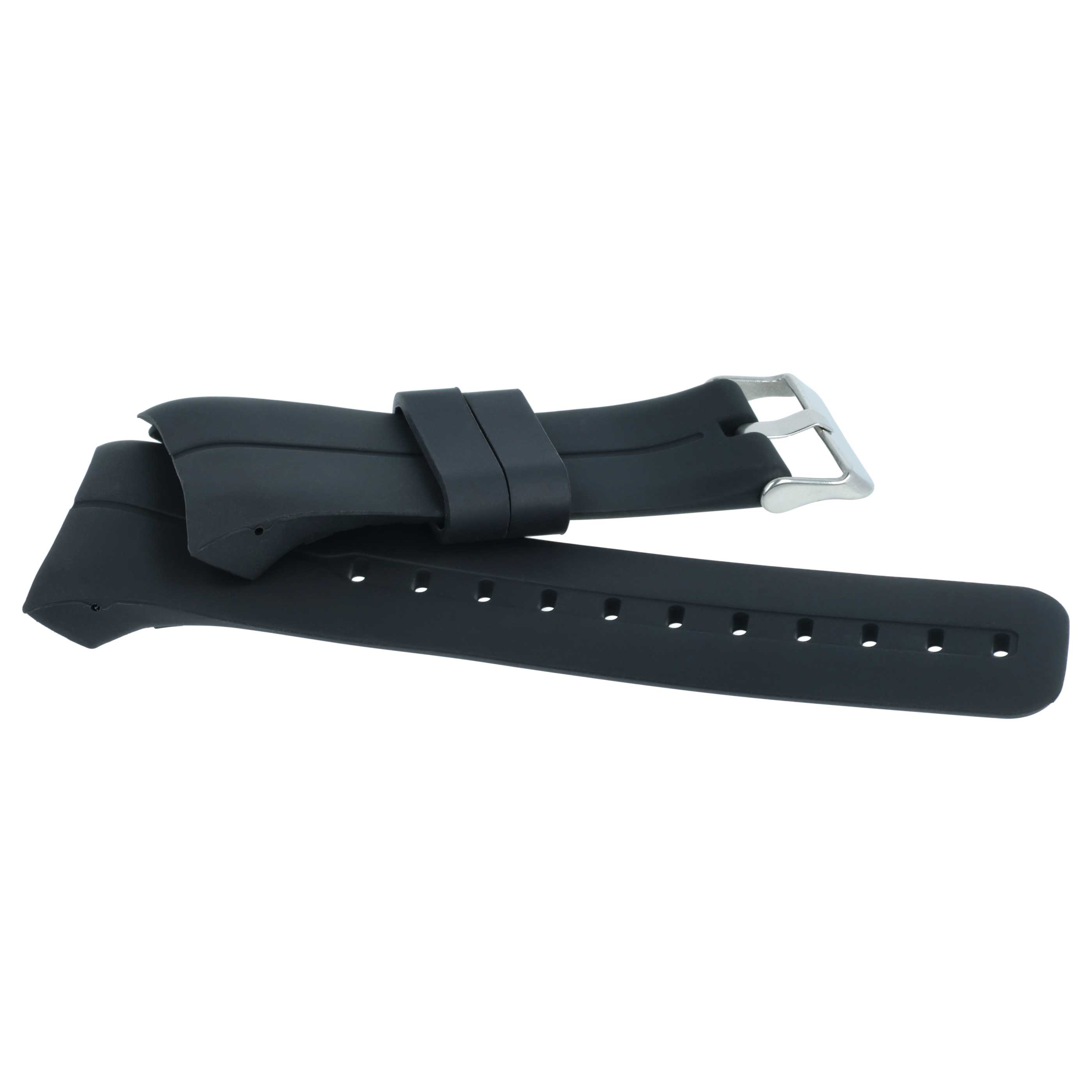 wristband for Polar Smartwatch - 9.0cm + 12.2 cm long, 33mm wide, black