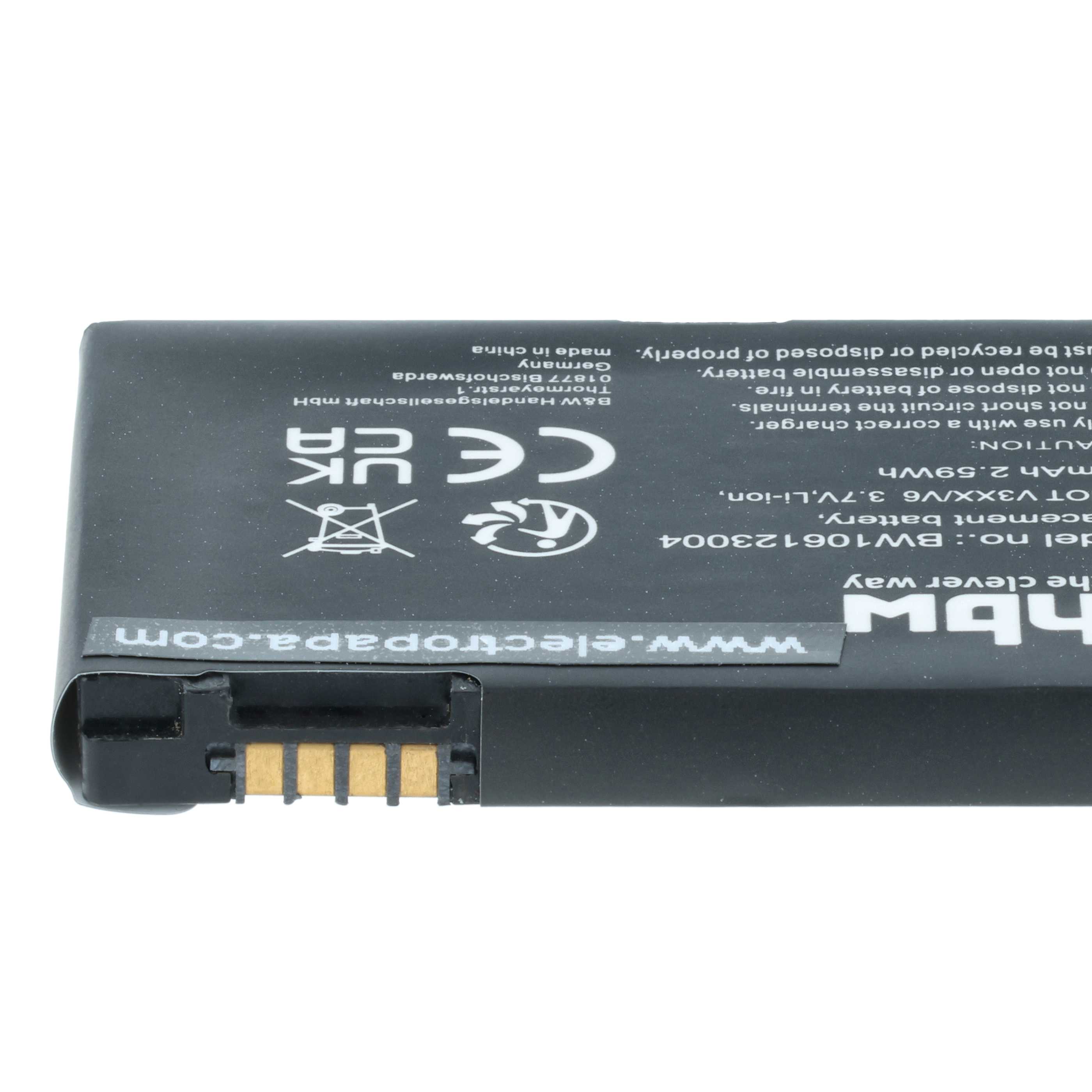 Mobile Phone Battery Replacement for Motorola BZ60 - 700 mAh 3.7 V Li-Ion