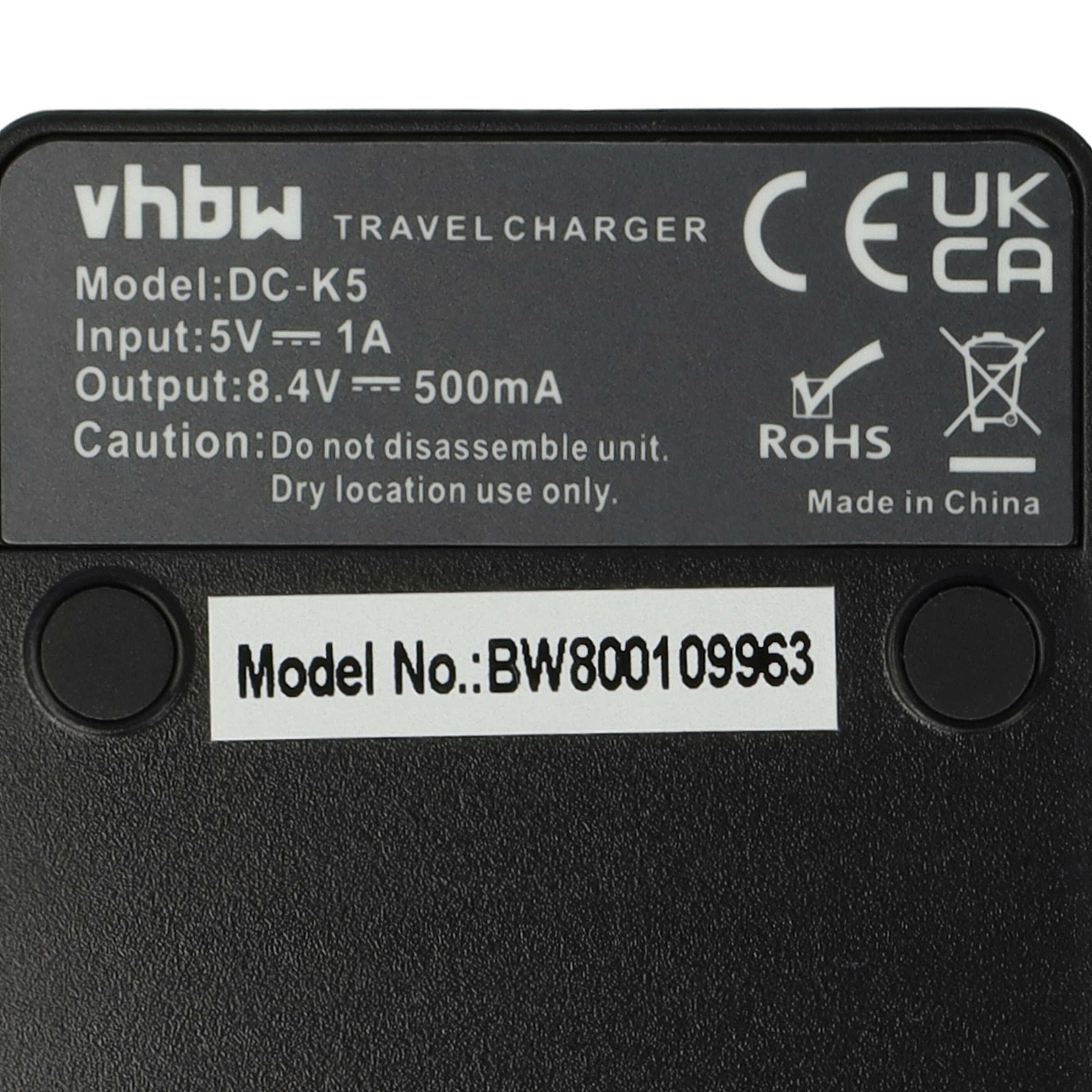 Battery Charger suitable for Sony NP-FF50 Camera etc. - 0.5 A, 8.4 V