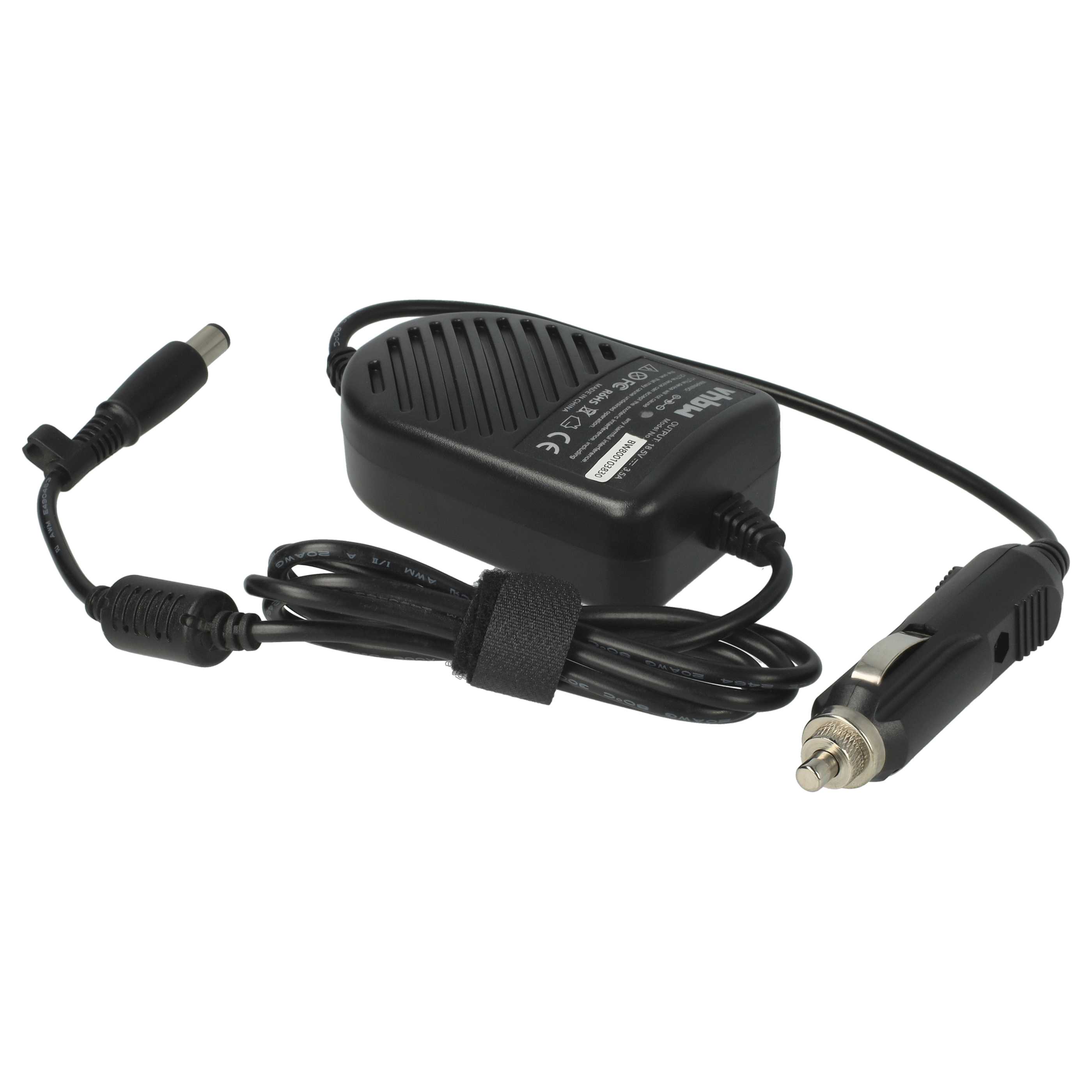 Vehicle Charger replaces HP 384021-001, AP091F13LF, PA-1900-18H2, 382021-002, P/N 391173-001 Notebook - 3.5 A