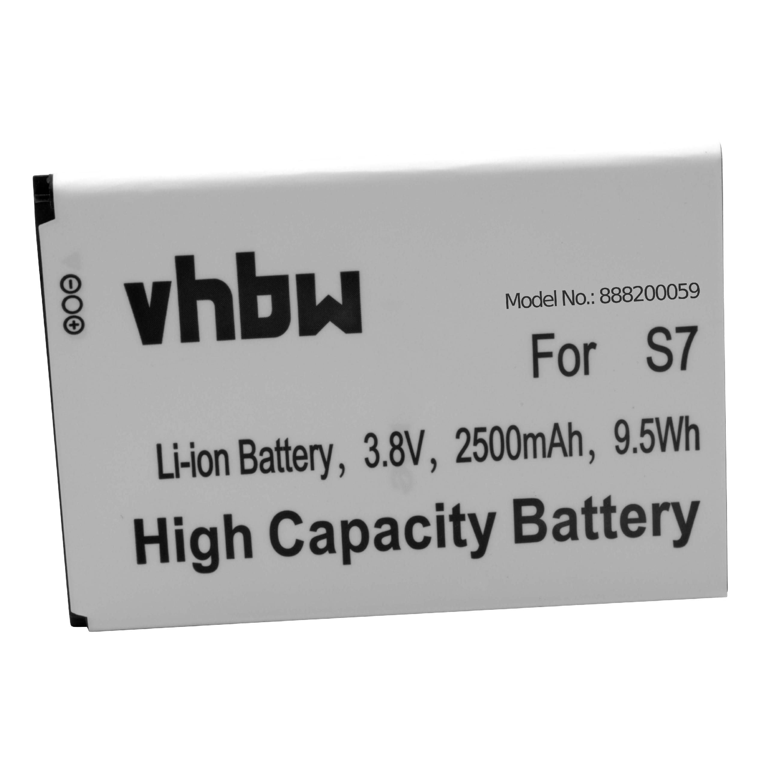 Mobile Phone Battery for Ulefone S7 - 2500mAh 3.8V Li-Ion