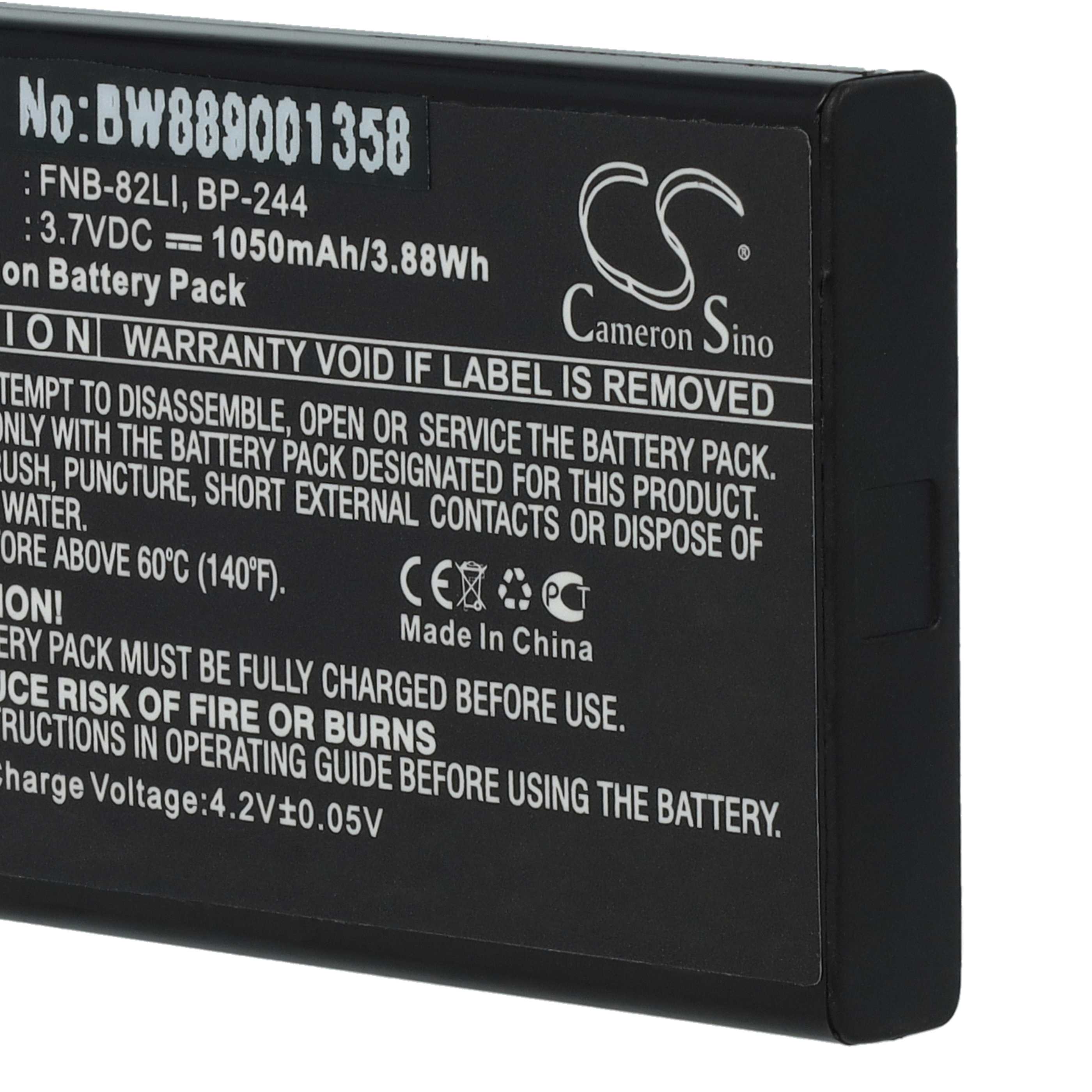 Radio 2x Battery replaces Icom BP-244 - 1050 mAh 3.7 V Li-Ion