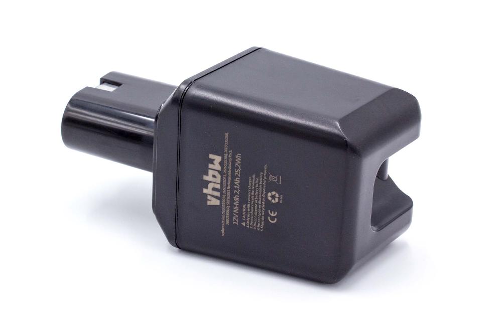 Batterie remplace Bosch 2 607 335 021, 2 607 335 180 pour outil électrique - 2100 mAh, 12 V, NiMH