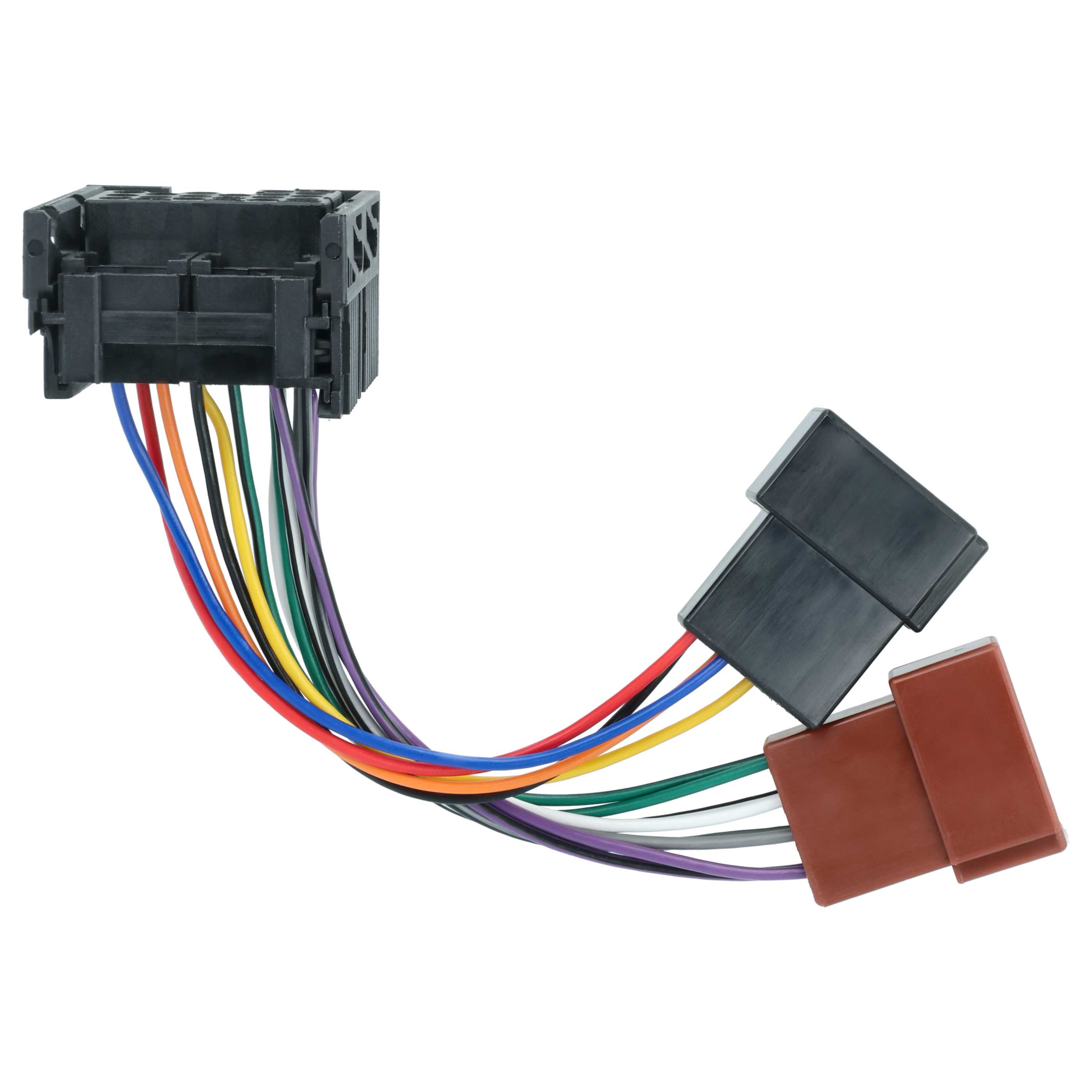 Universal ISO Adapter passend für Land Rover, BMW, Rover 3er Serie diverse Autoradios u.a. - ISO 10487 Stecker