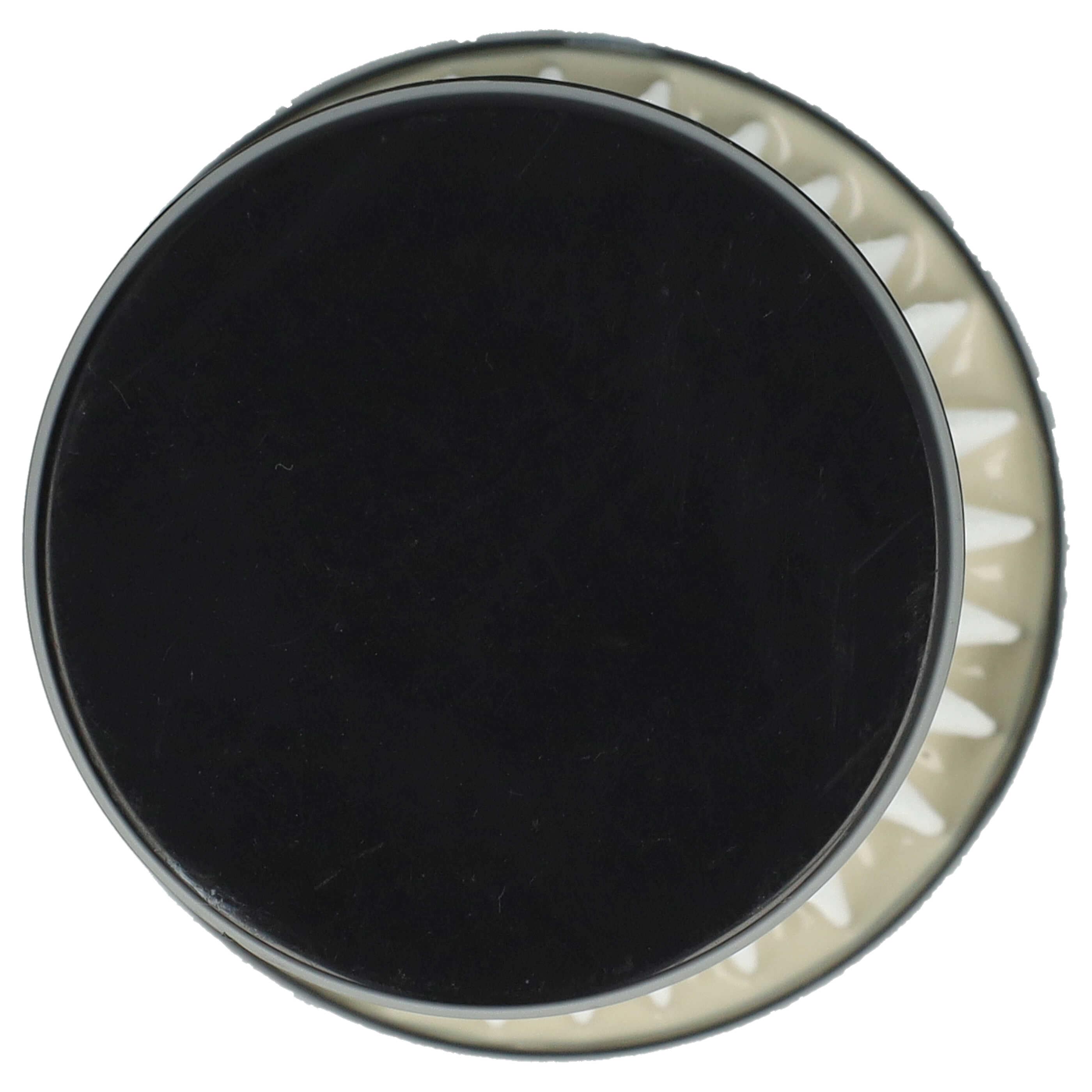 1x pleated filter replaces AEG AEF150, 9001683755, 90094073100 for Electrolux Vacuum Cleaner, black / white