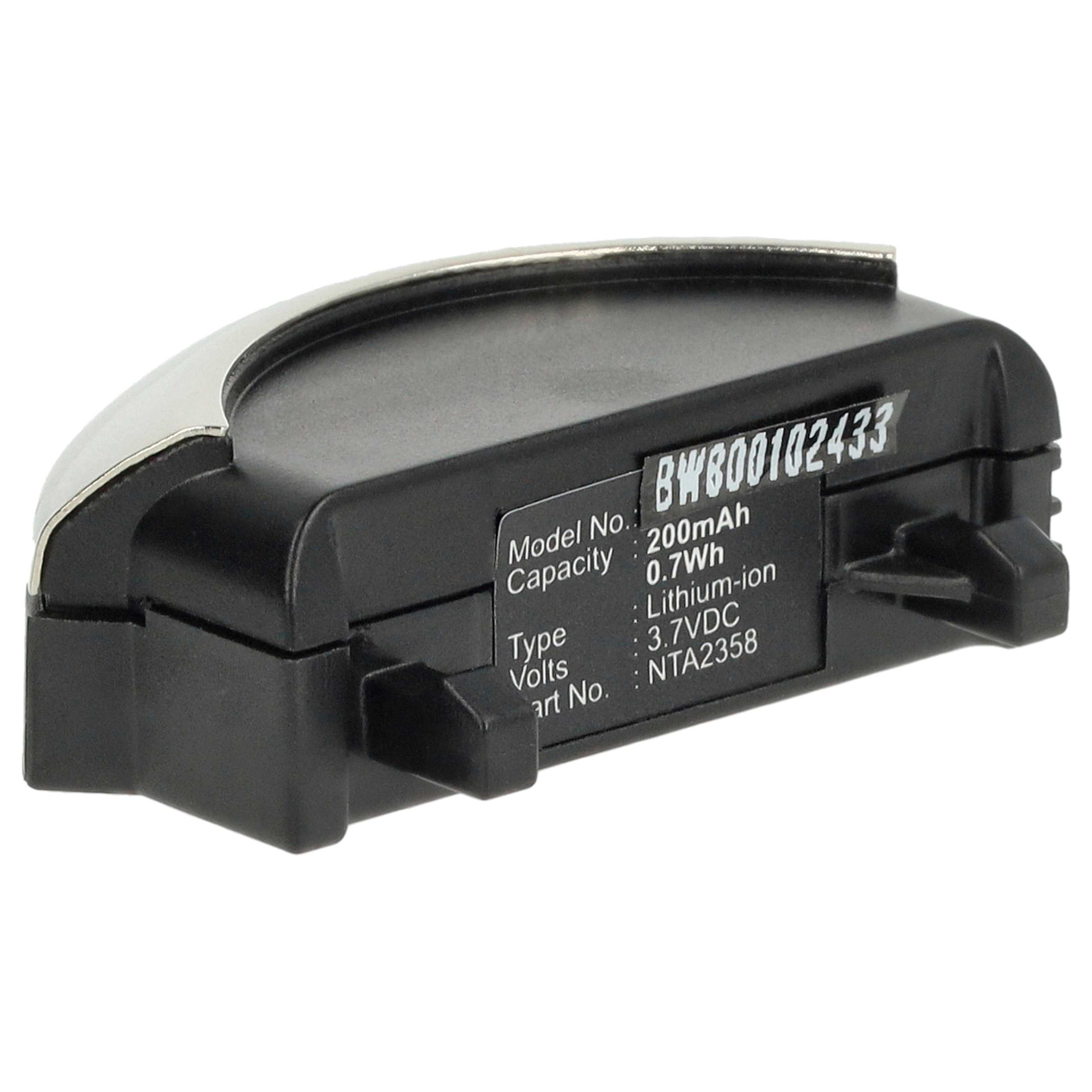 Batteria sostituisce Bose NTA2358, 40229 per auricolari cuffie Bose - 200mAh 3,7V Li-Ion