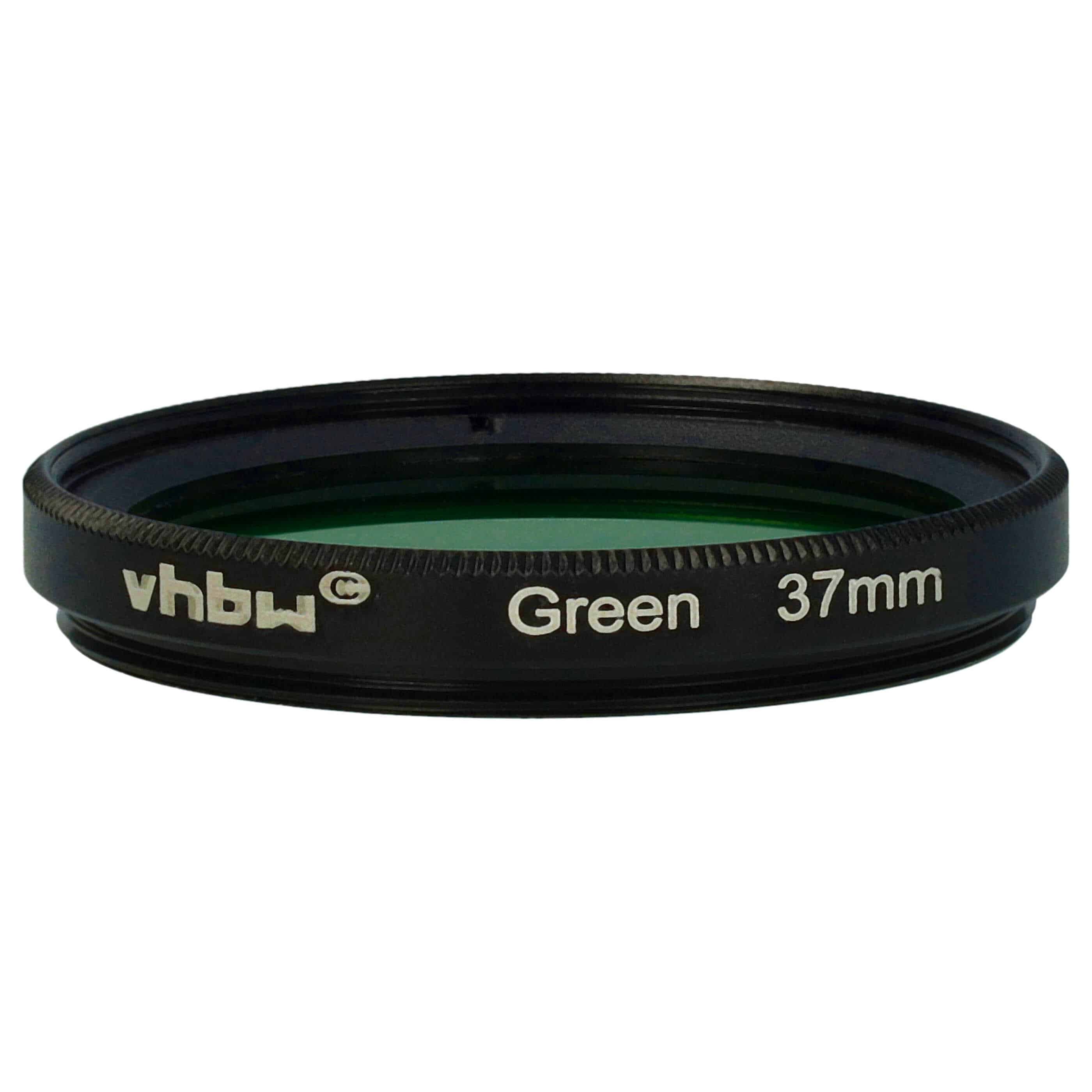 Farbfilter grün passend für Kamera Objektive mit 37 mm Filtergewinde - Grünfilter