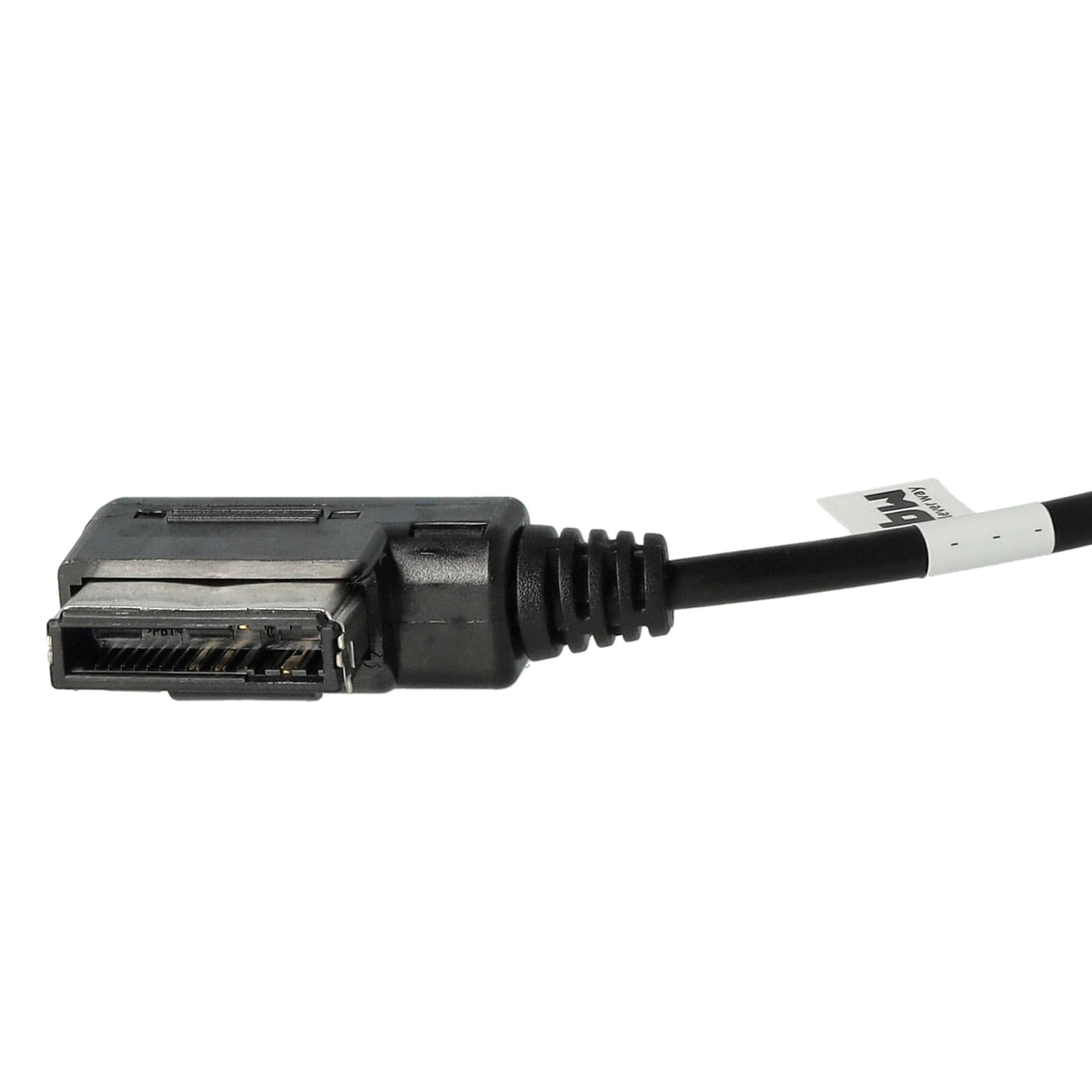Cable audio para vehículo, etc. Audi, etc.- Adaptador USB, Longitud: 37,1 cm