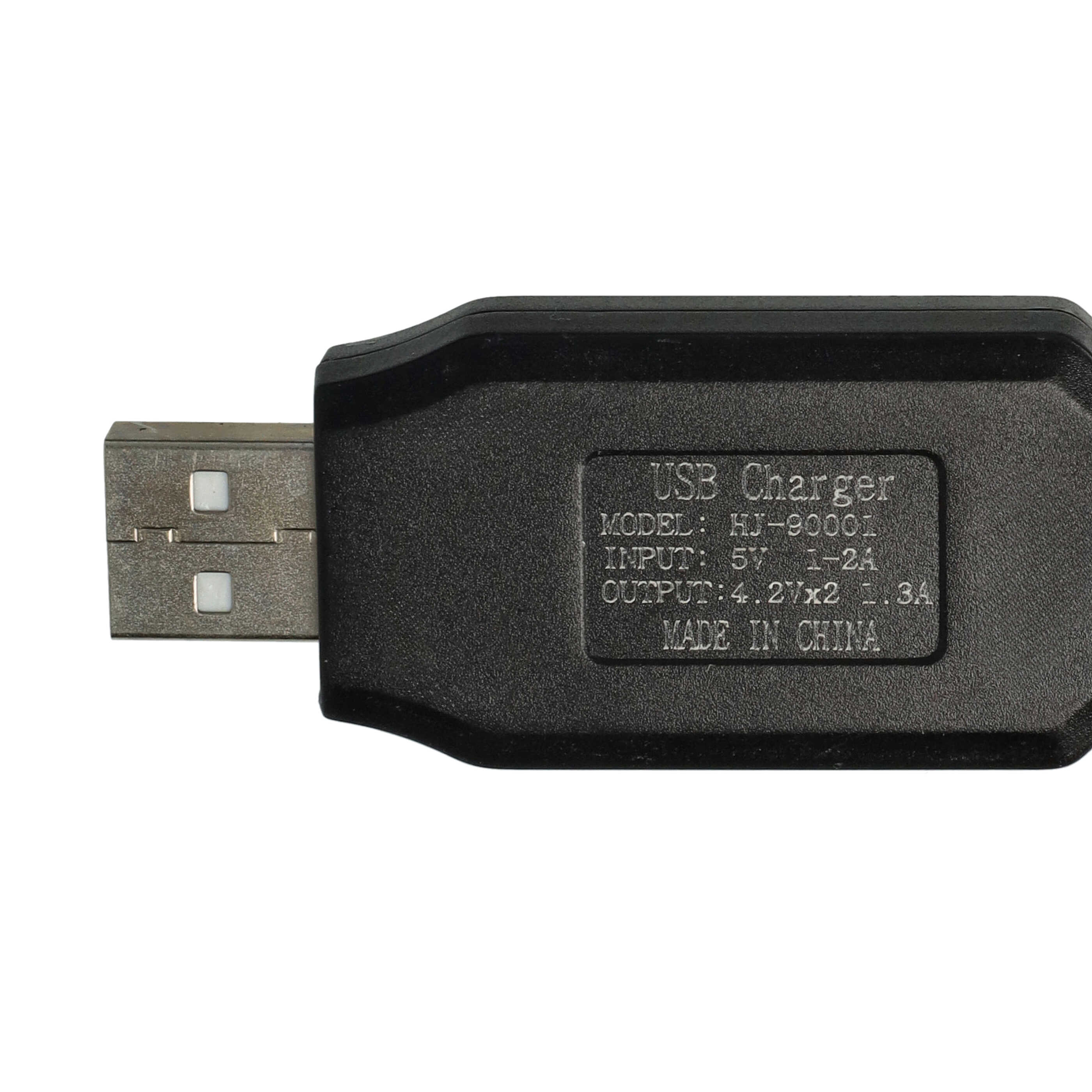 Cavo di ricarica USB per batterie RC con connettore JST XH-3P, pacco batteria per modelli RC - 60 cm 4,2 V