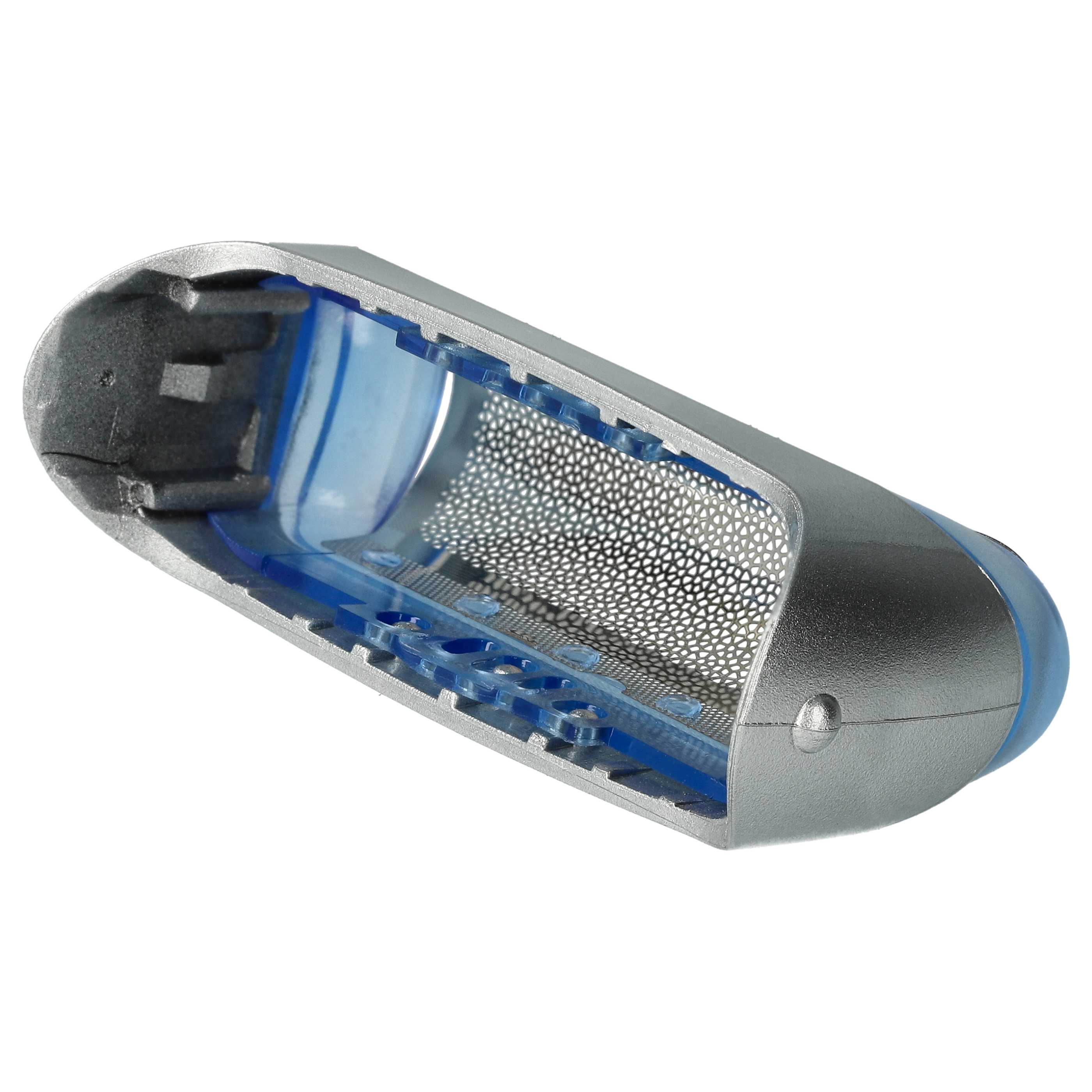 5x Shaver Foil replaces Braun 20S for Razor - incl. Frame, Silver/Blue