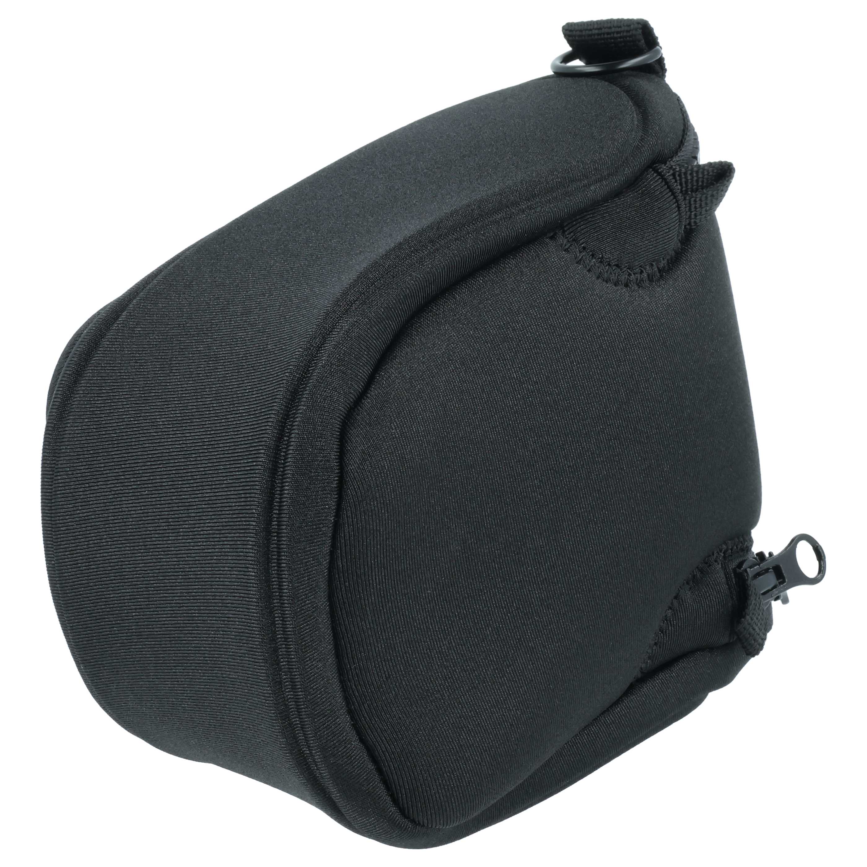 Camera Case suitable for Fujifilm, JVC, Panasonic, Nikon Camera etc. - black, 151 x 150 x 76 mm + Shoulder Str