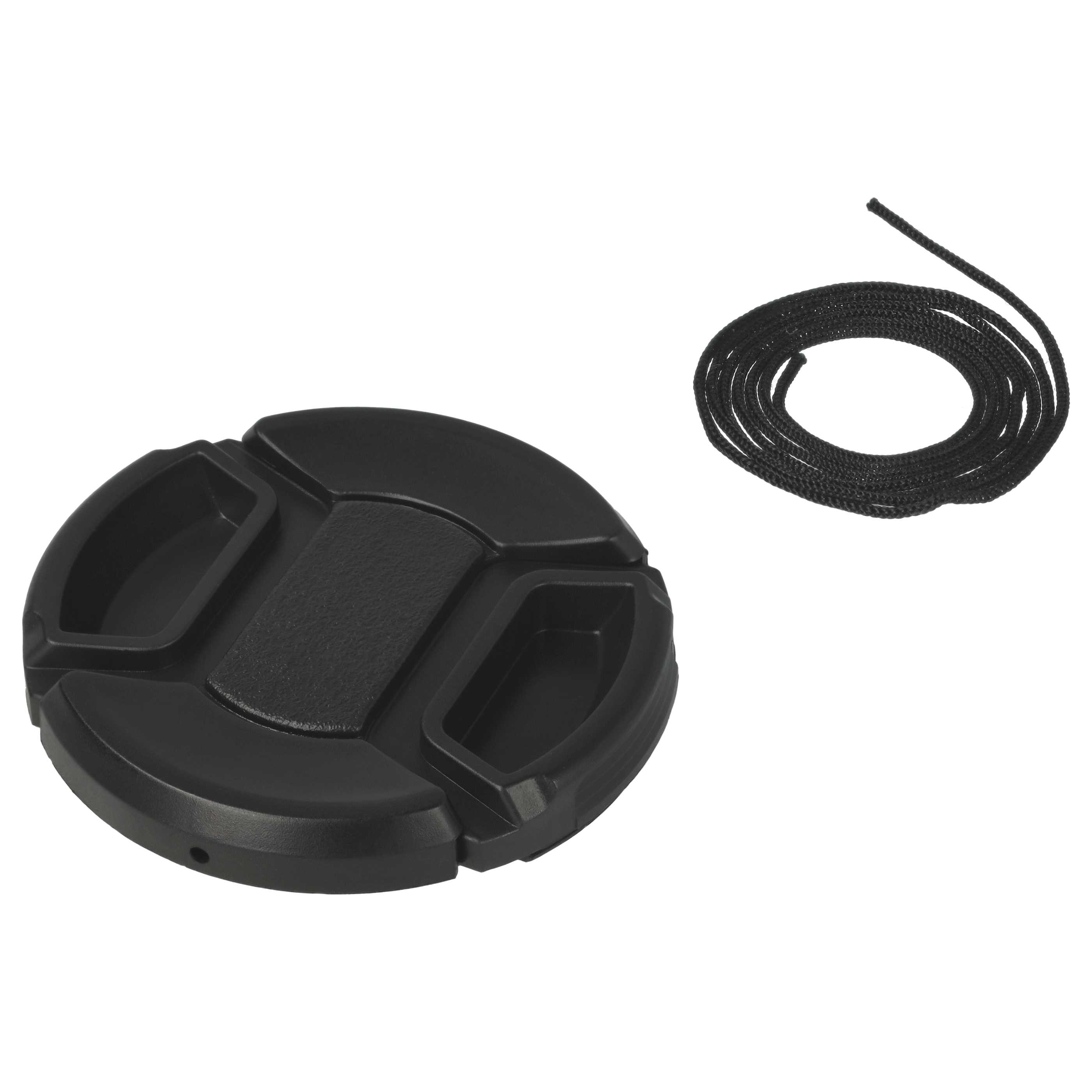 Copriobiettivo 52 mm - con impugnatura interna, plastica, nero