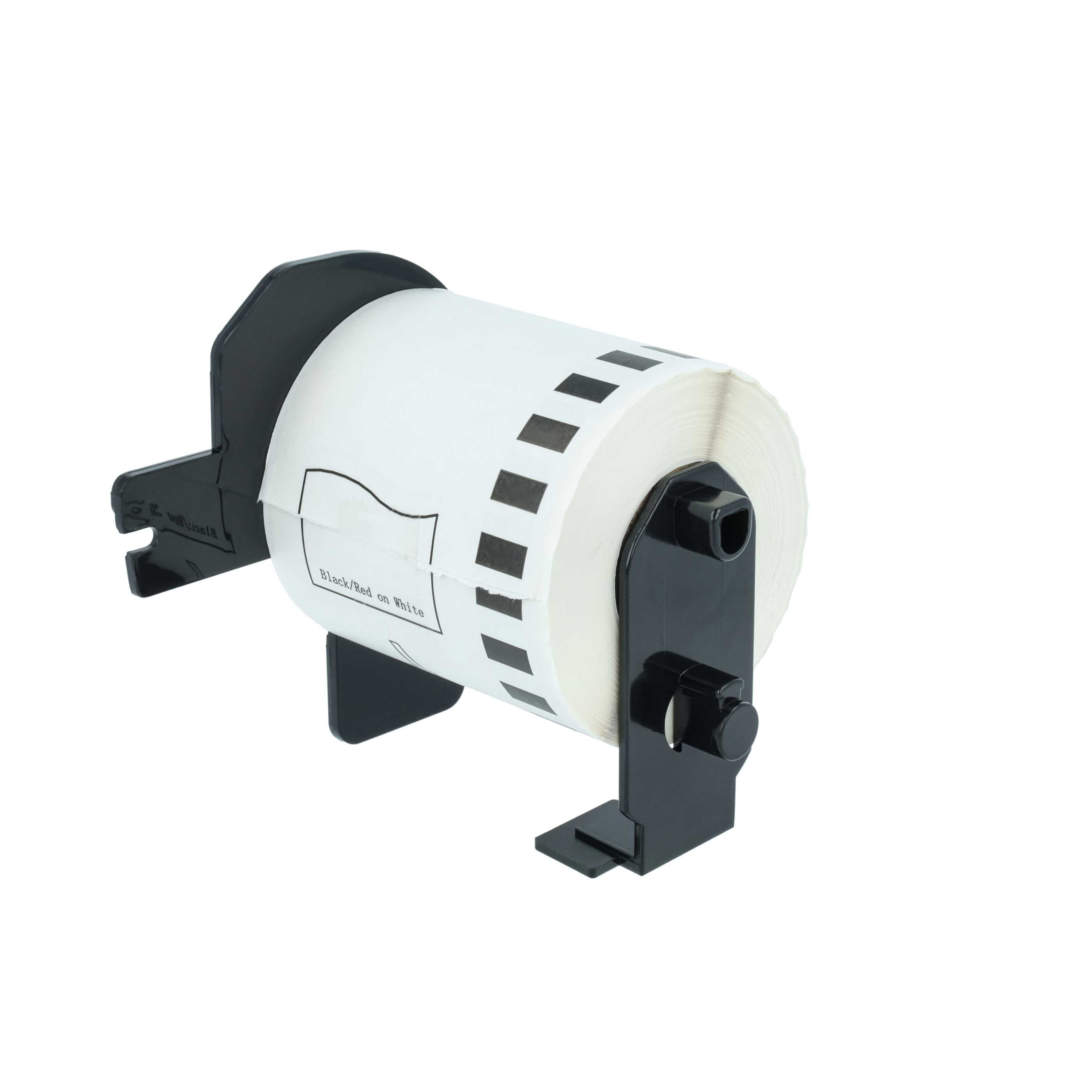 5x Label Roll replaces Brother DK-22251 Labeller - 62 mm x 15.24 m + Holder