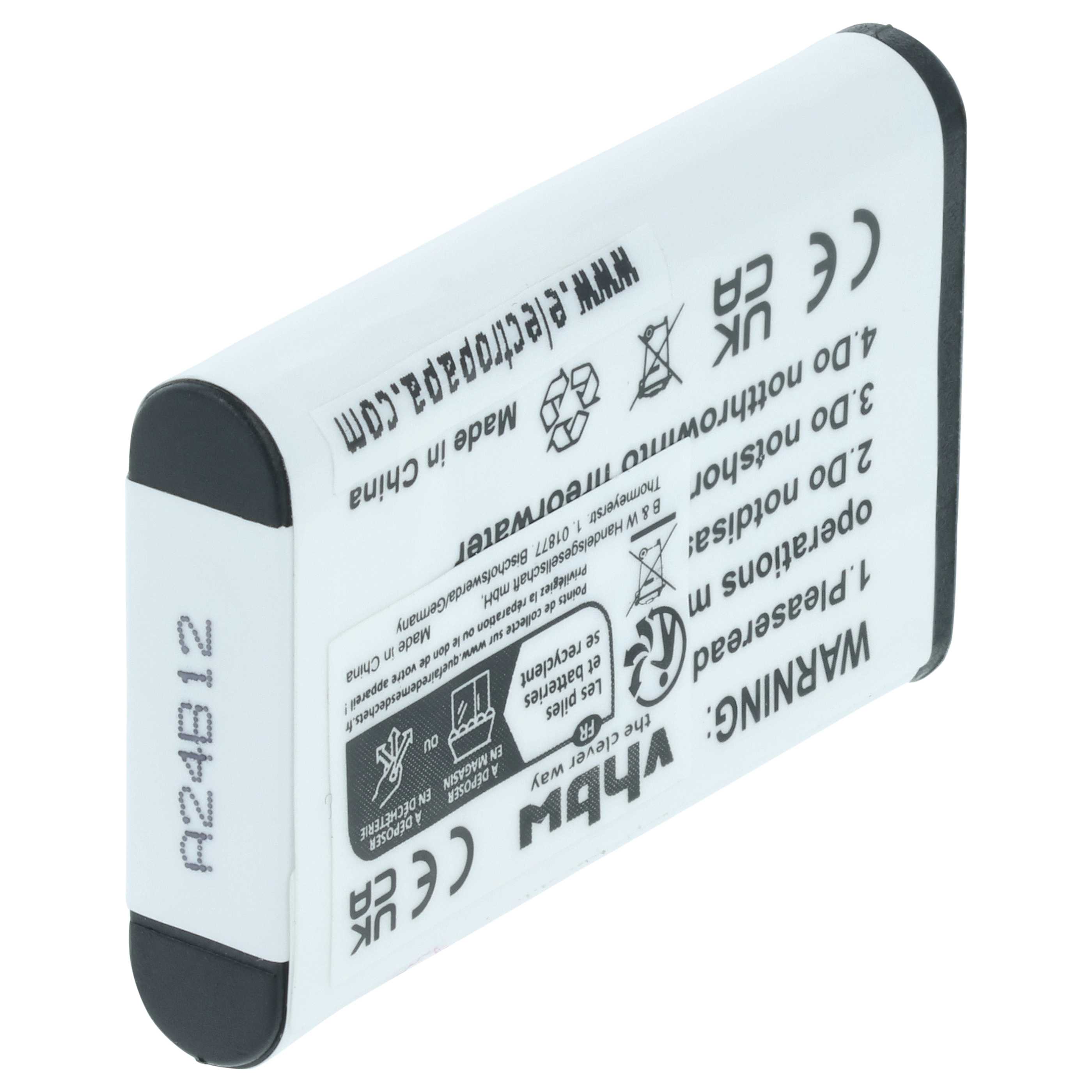 Batteria sostituisce Nikon EN-EL11 per fotocamera - 450mAh 3,6V Li-Ion