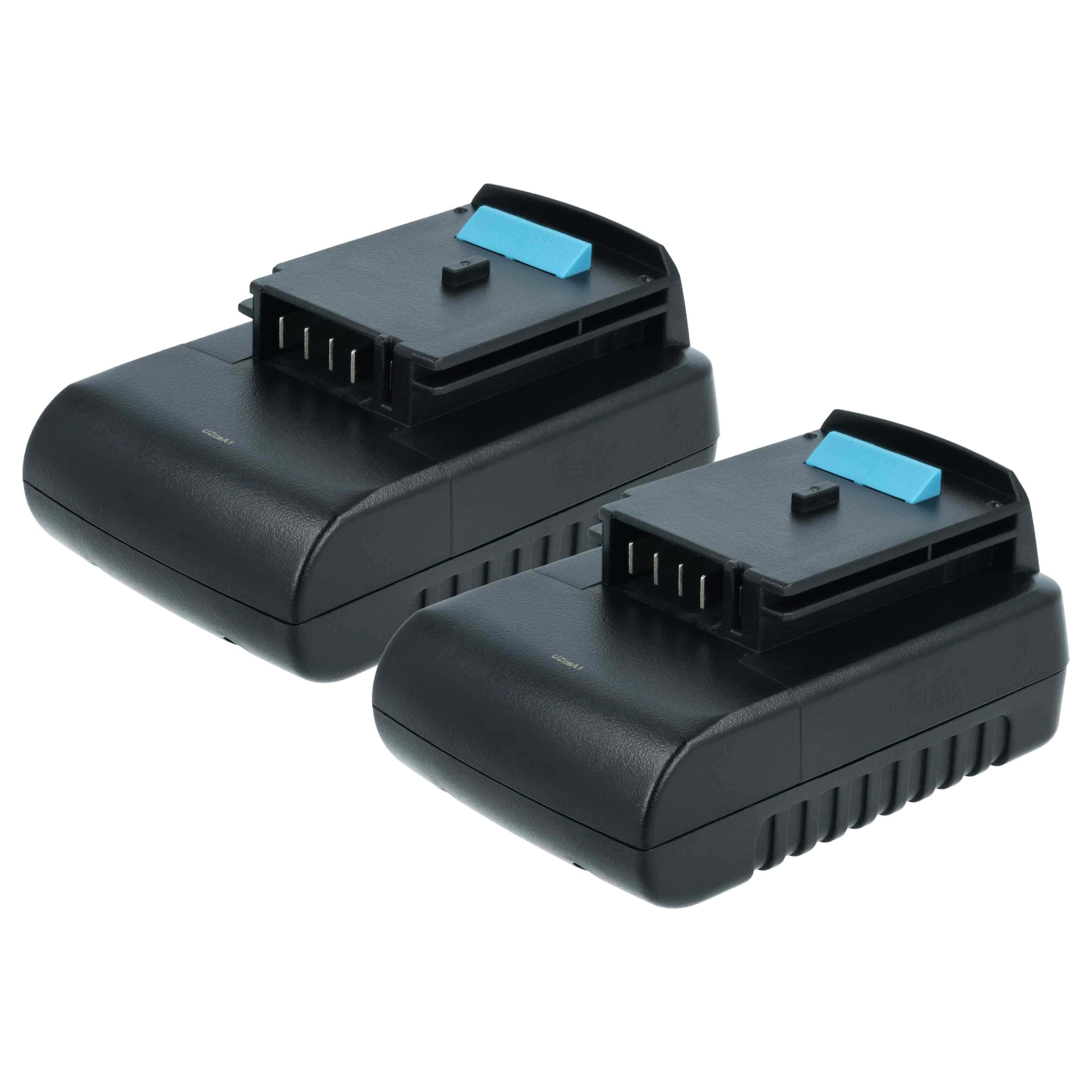 2x Battery replaces Black & Decker A1514L Electric Power Tool - 1500 mAh, 14.4 V, Li-Ion