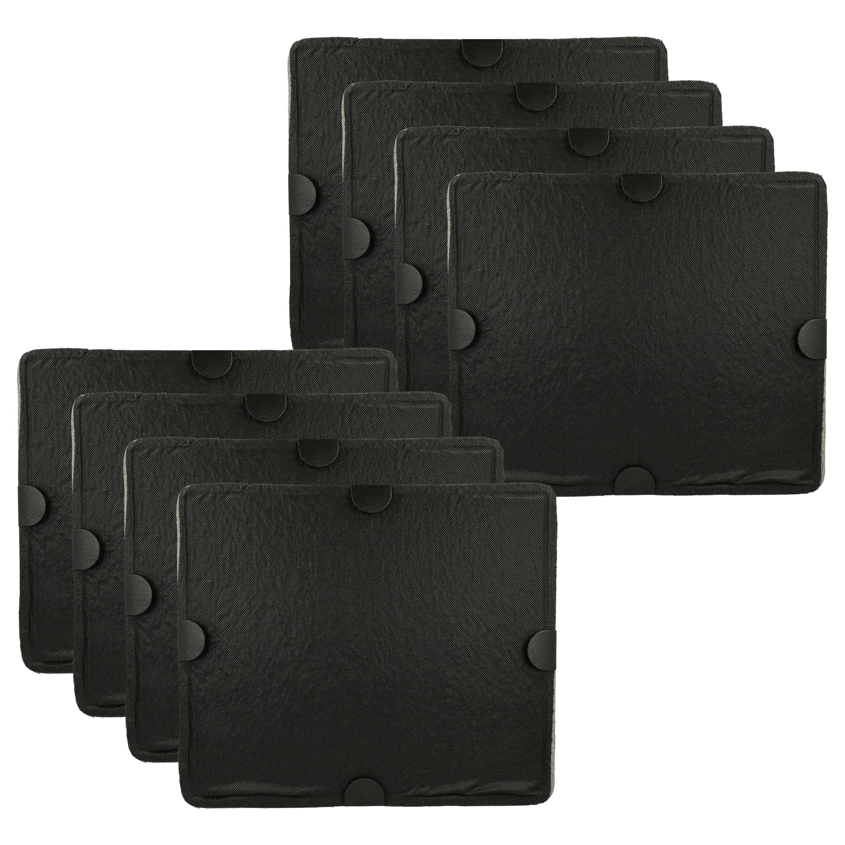 8x Filtres à charbon actif remplace Miele Kohlefilter DKF 12-1 pour hotte