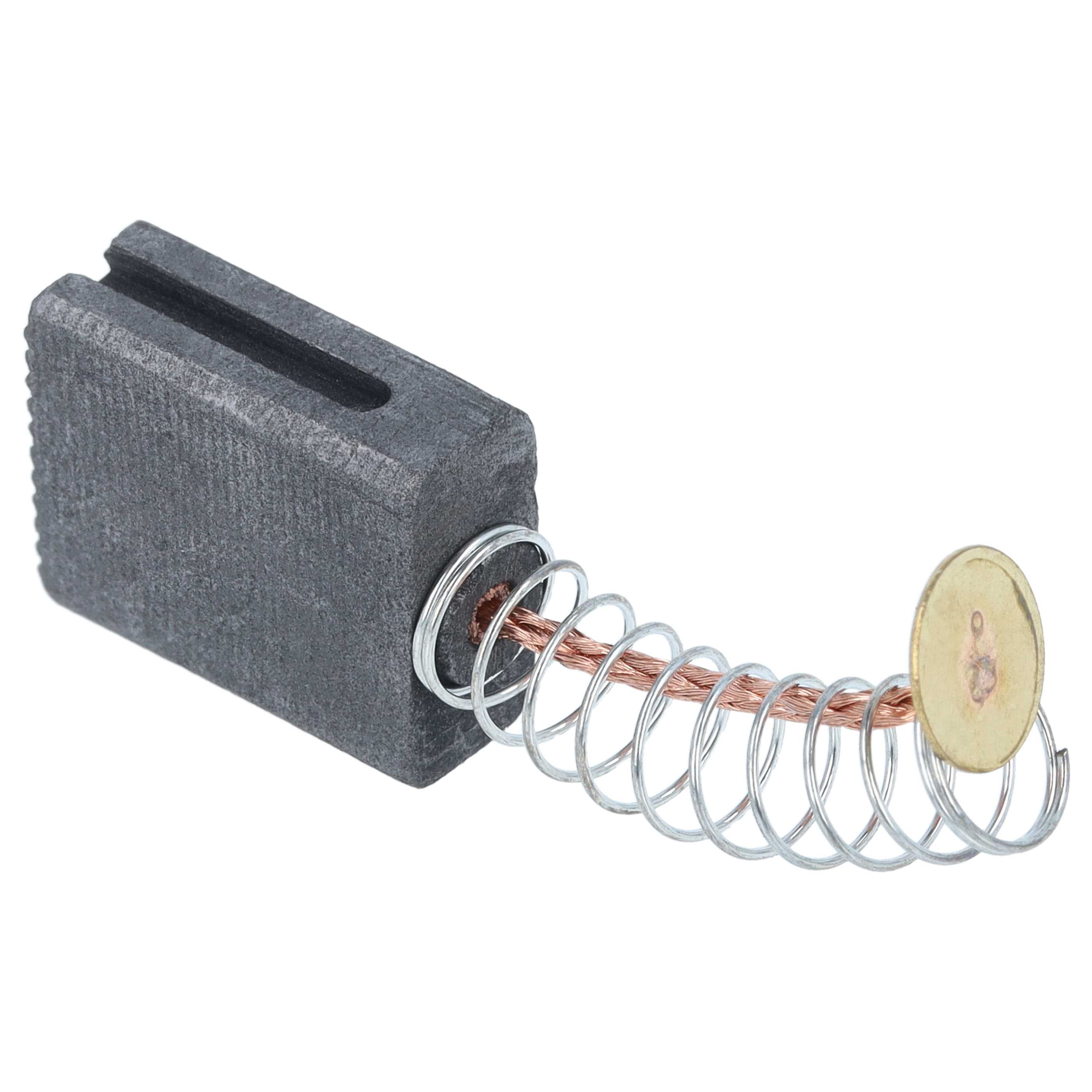 2x Kohlebürste passend für Atika RW Elektrowerkzeug - 18,7 × 14,85 × 6,85mm