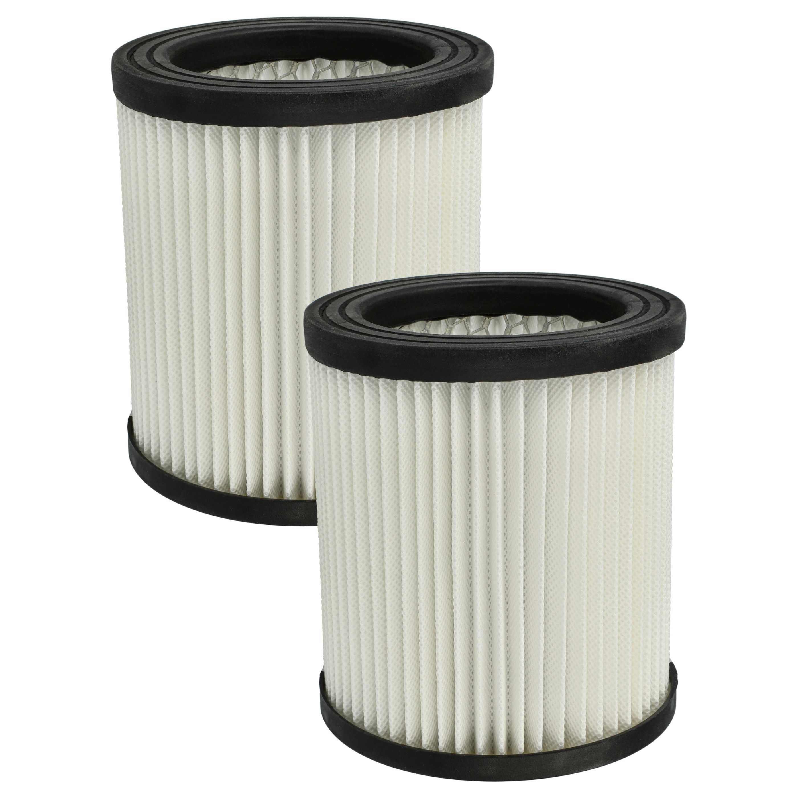 2x Filtro reemplaza Scheppach 7907702701 para aspiradora - filtro Hepa negro / blanco